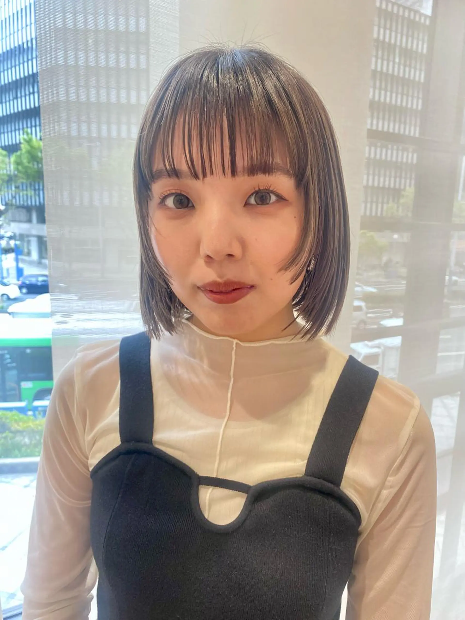 ショート カラー カット ヘアカラー 増井 彩乃のヘアスタイル