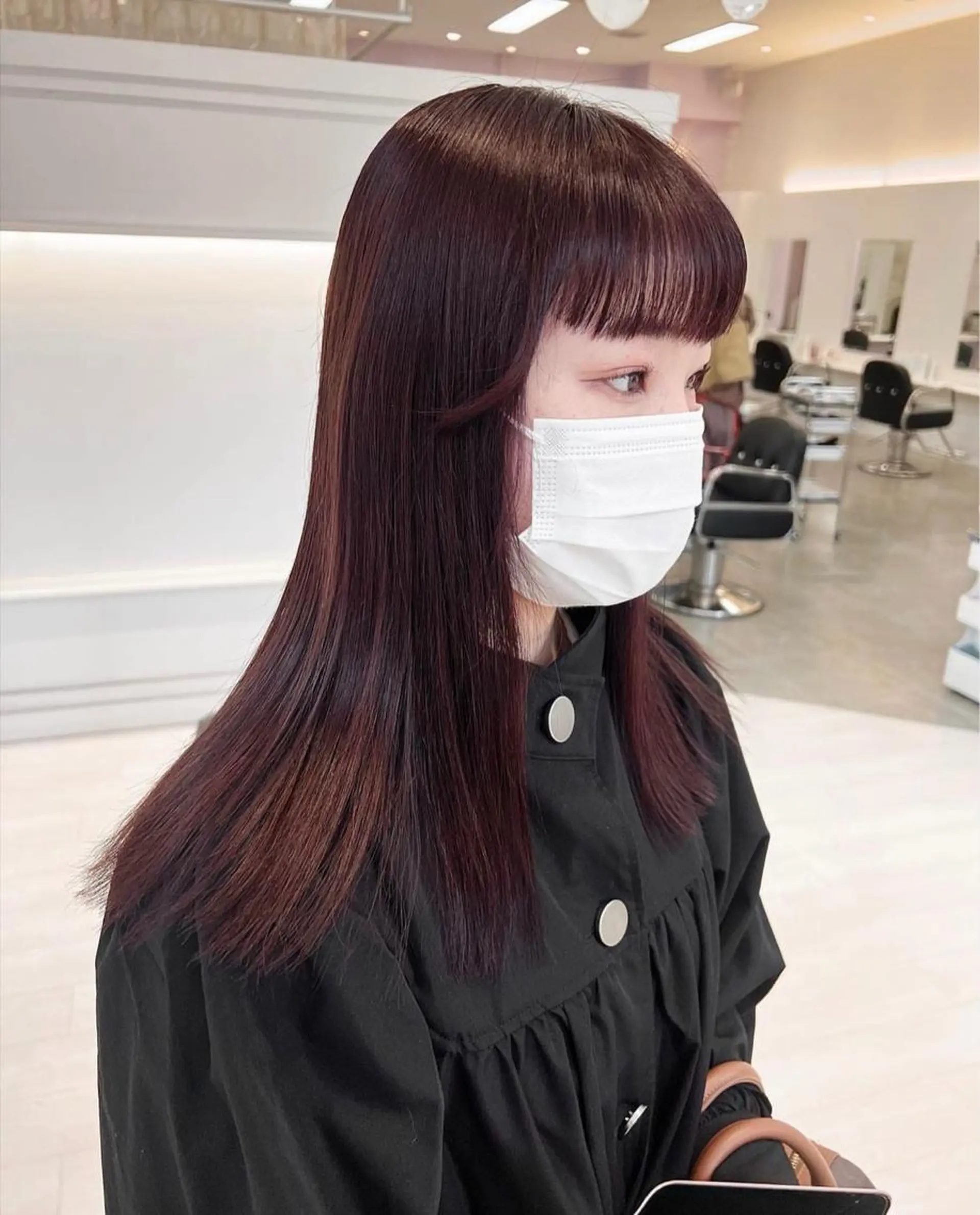 セミロング カラー Parve  Mix /板野妃莉のヘアスタイル