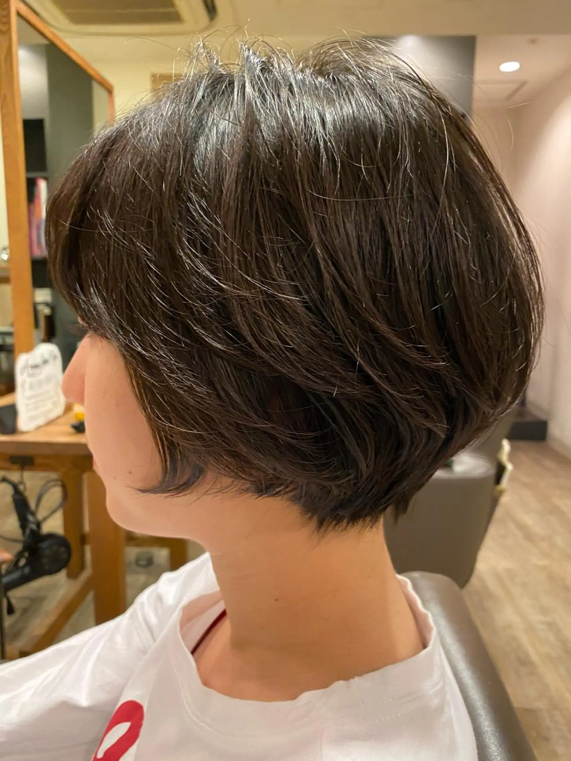 ショート ショートボブ ボブ ショートヘア Agu  hair rupia 金沢店所属・金沢美容室/ 艶髪/夜営業/JINのヘアスタイル