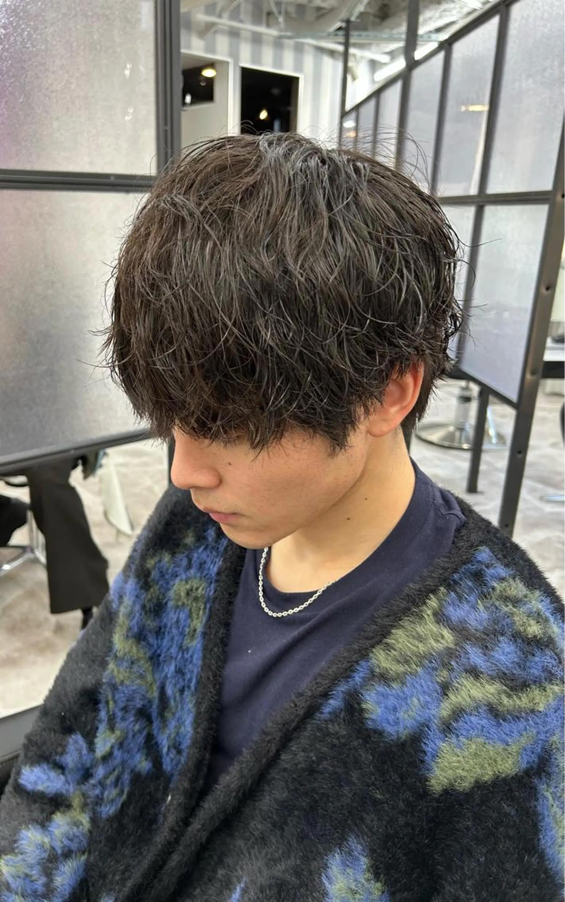 メンズ カット パーマ ✨パーマ×ハイトーン Futo✨のヘアスタイル