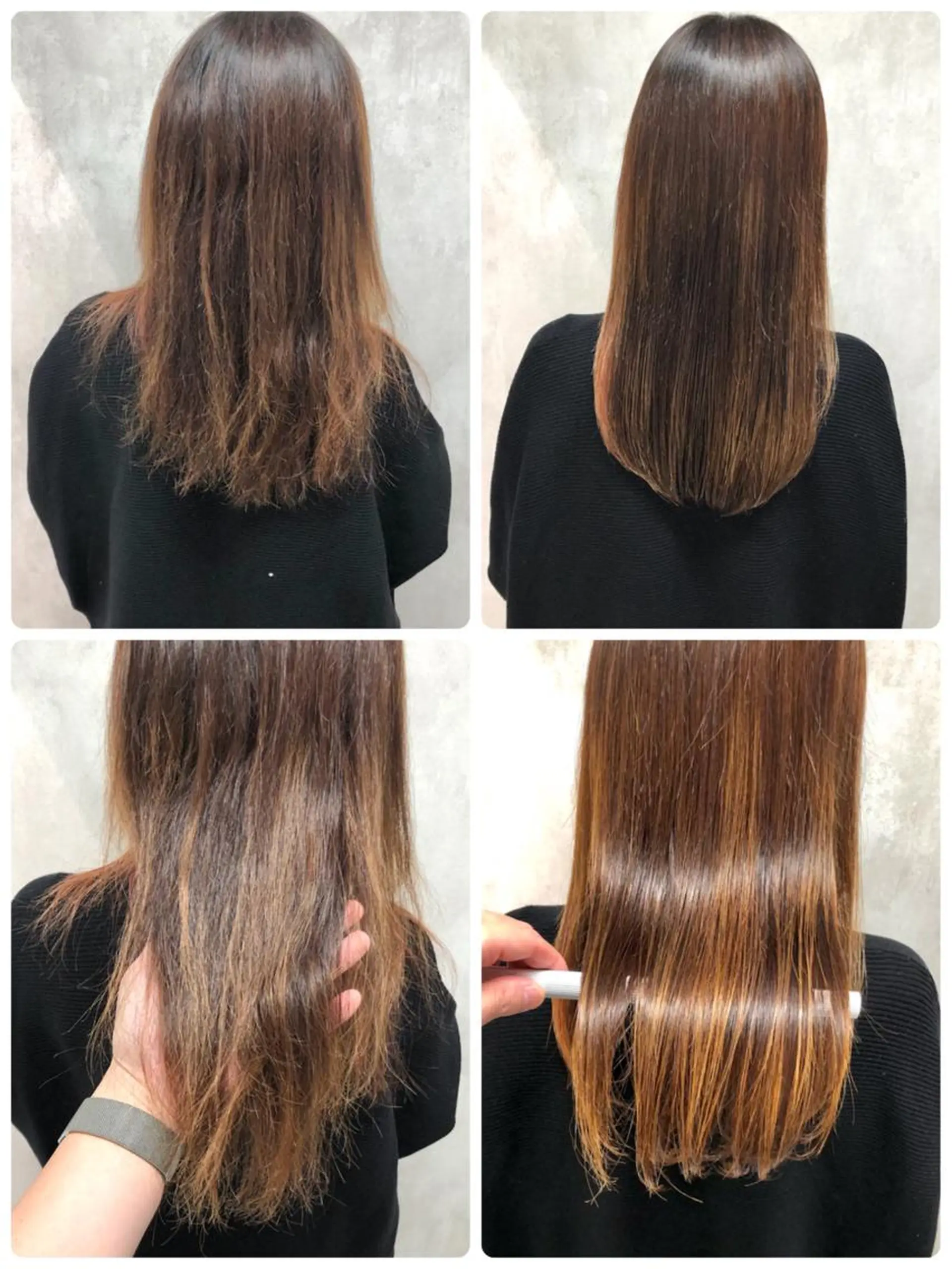 セミロング 縮毛矯正 トリートメント 満足度⭕️縮毛矯正師 谷口にお任せを👍のヘアスタイル