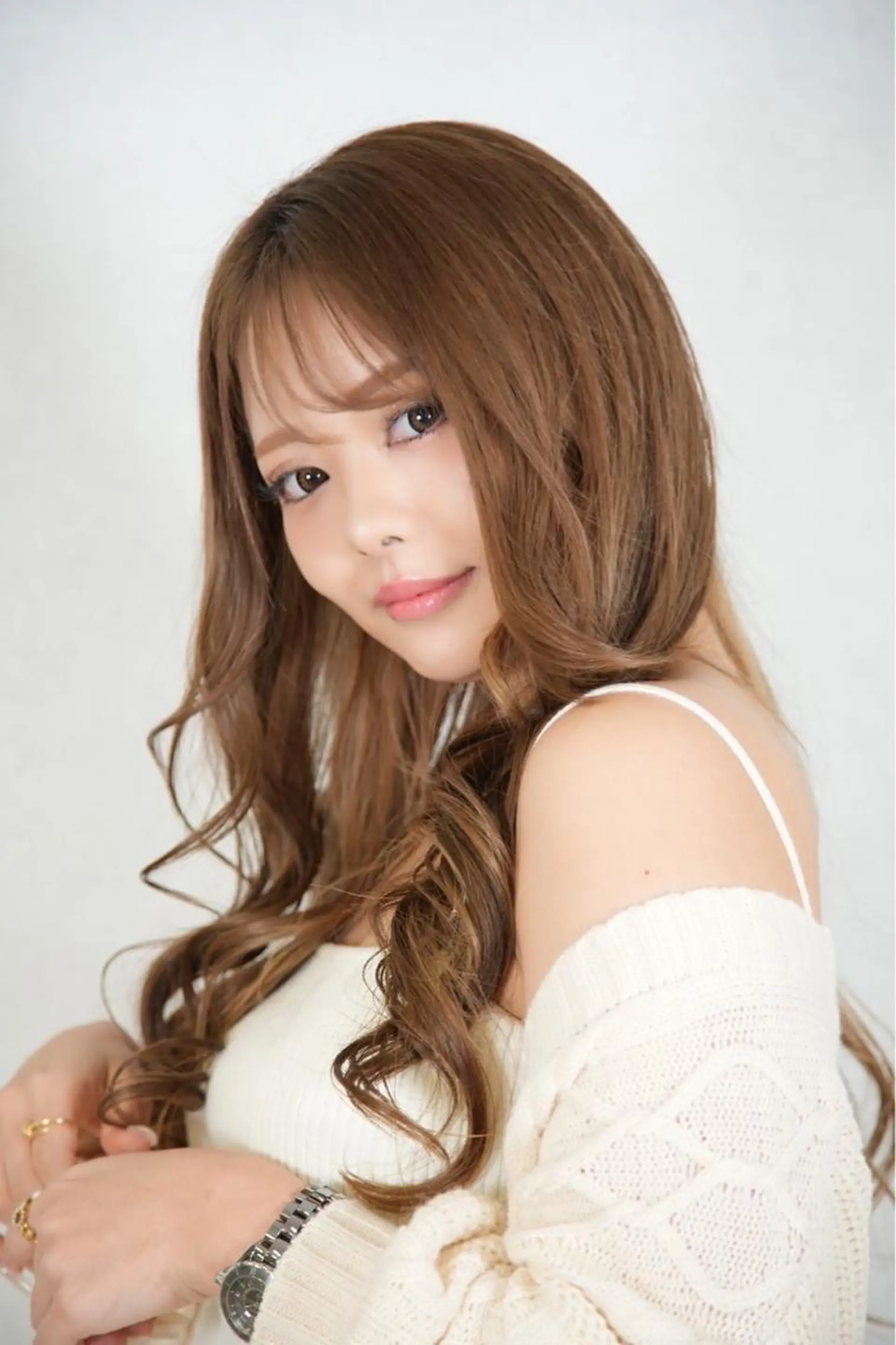 セミロング カラー パーマ ヘアアレンジ キッズ ネイル マツエク・マツパ アイブロウ ヘアセット 🫧艶カラー/ ハイトーン✨/矢澤のヘアスタイル