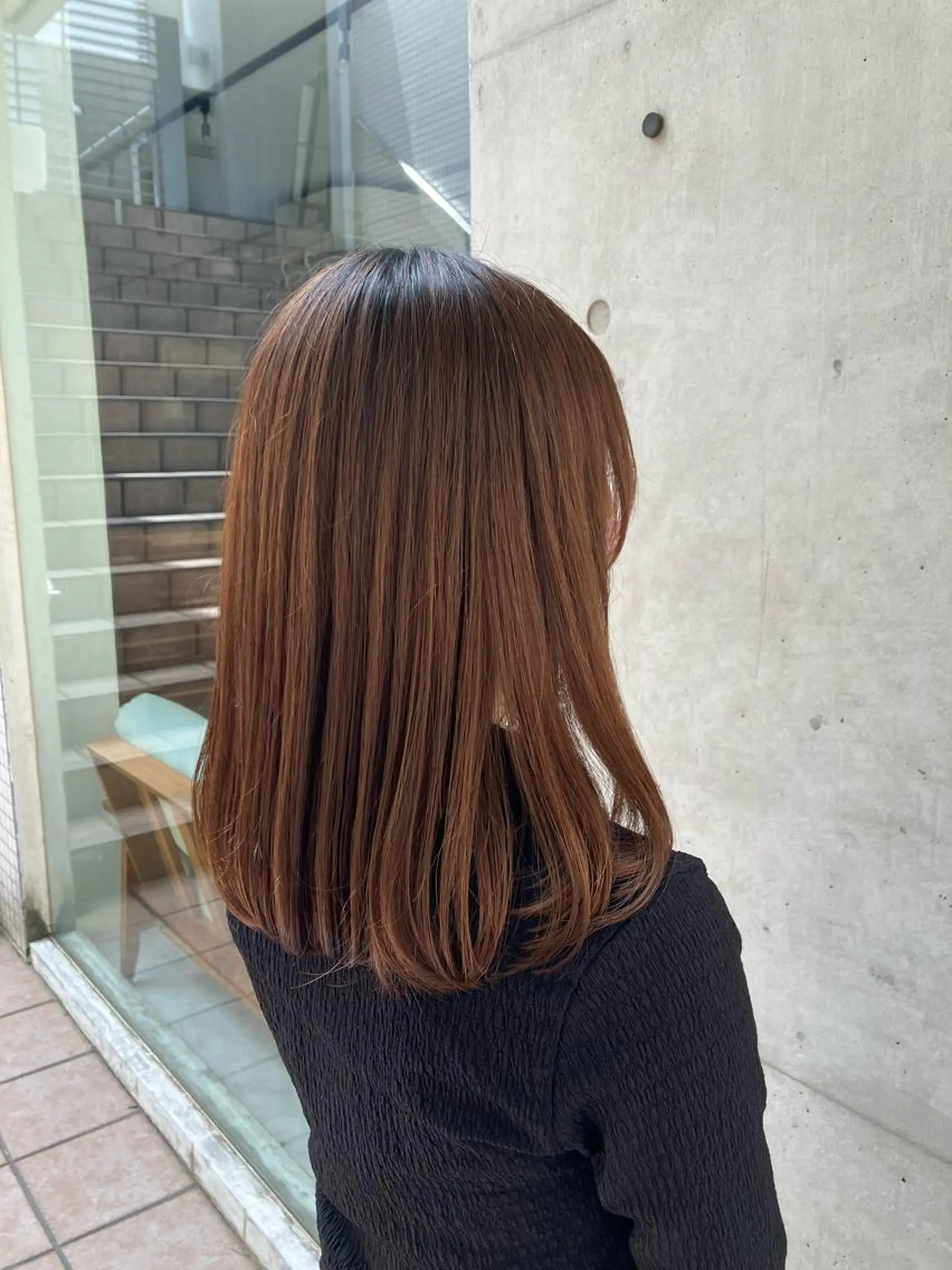 セミロング ニュアンスカラー／ メンズ🌙久住綾香のヘアスタイル