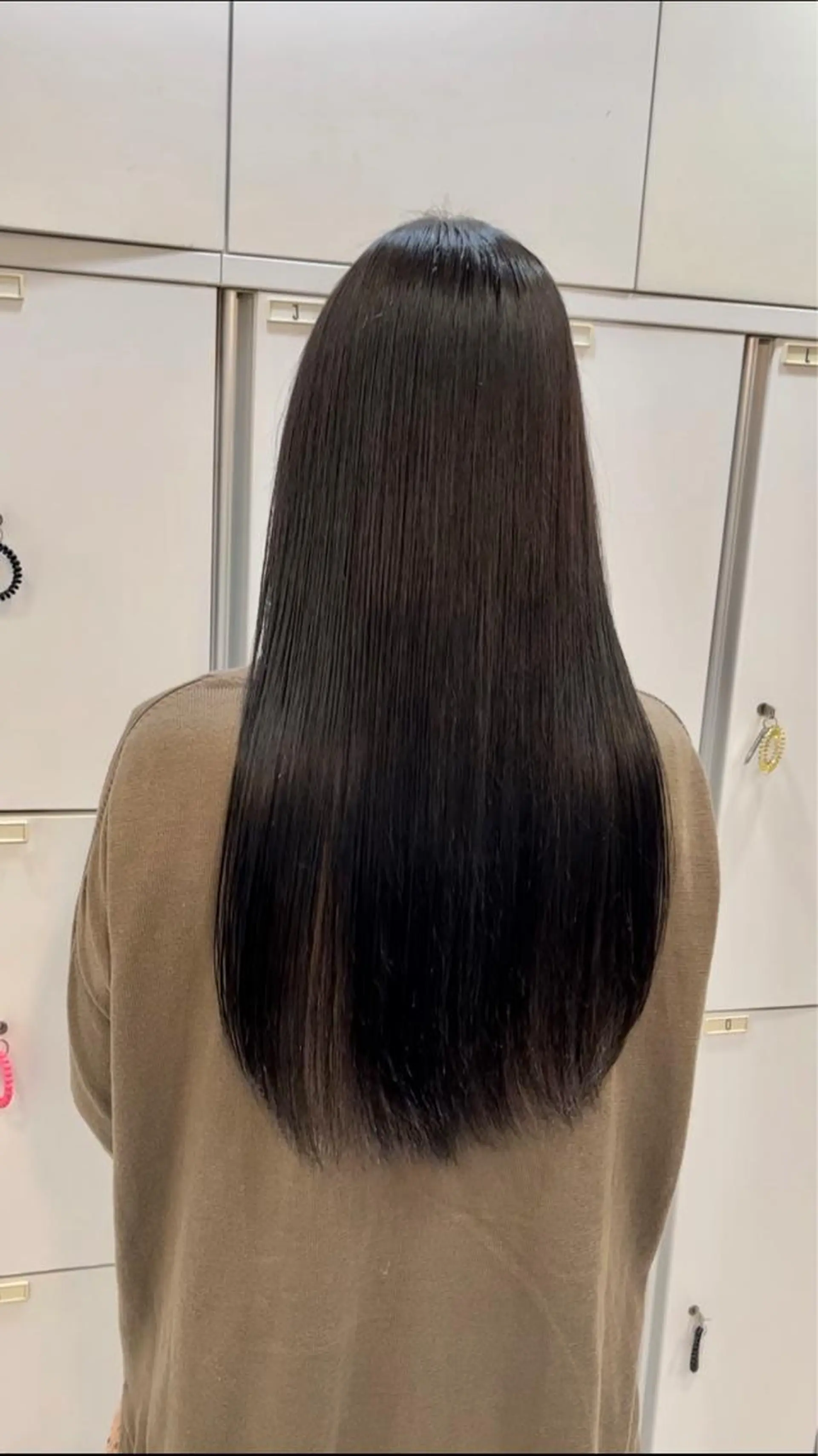 ロング ヘアカラー 縮毛矯正 トリートメント 縮毛矯正/髪質改善 斉藤春のヘアスタイル