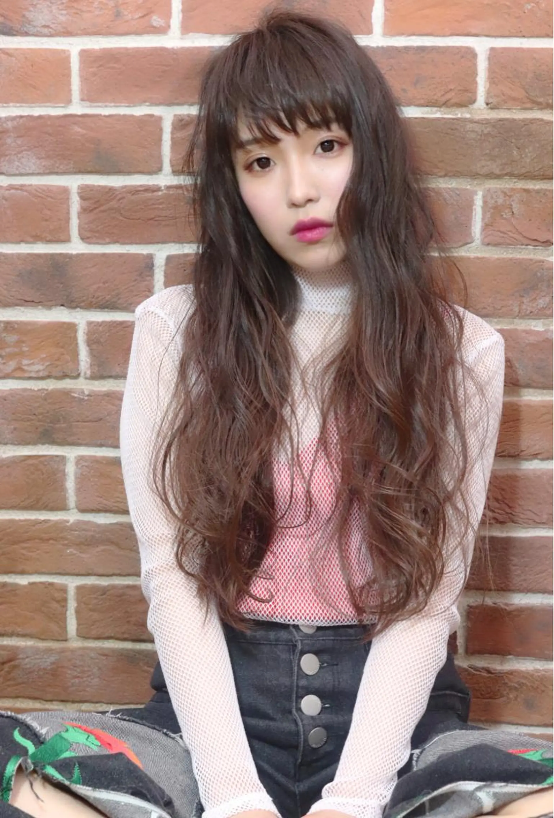 ロング カラー パーマ 🤲ヘッドスパ🤲 たにぐち✂️あつしのヘアスタイル