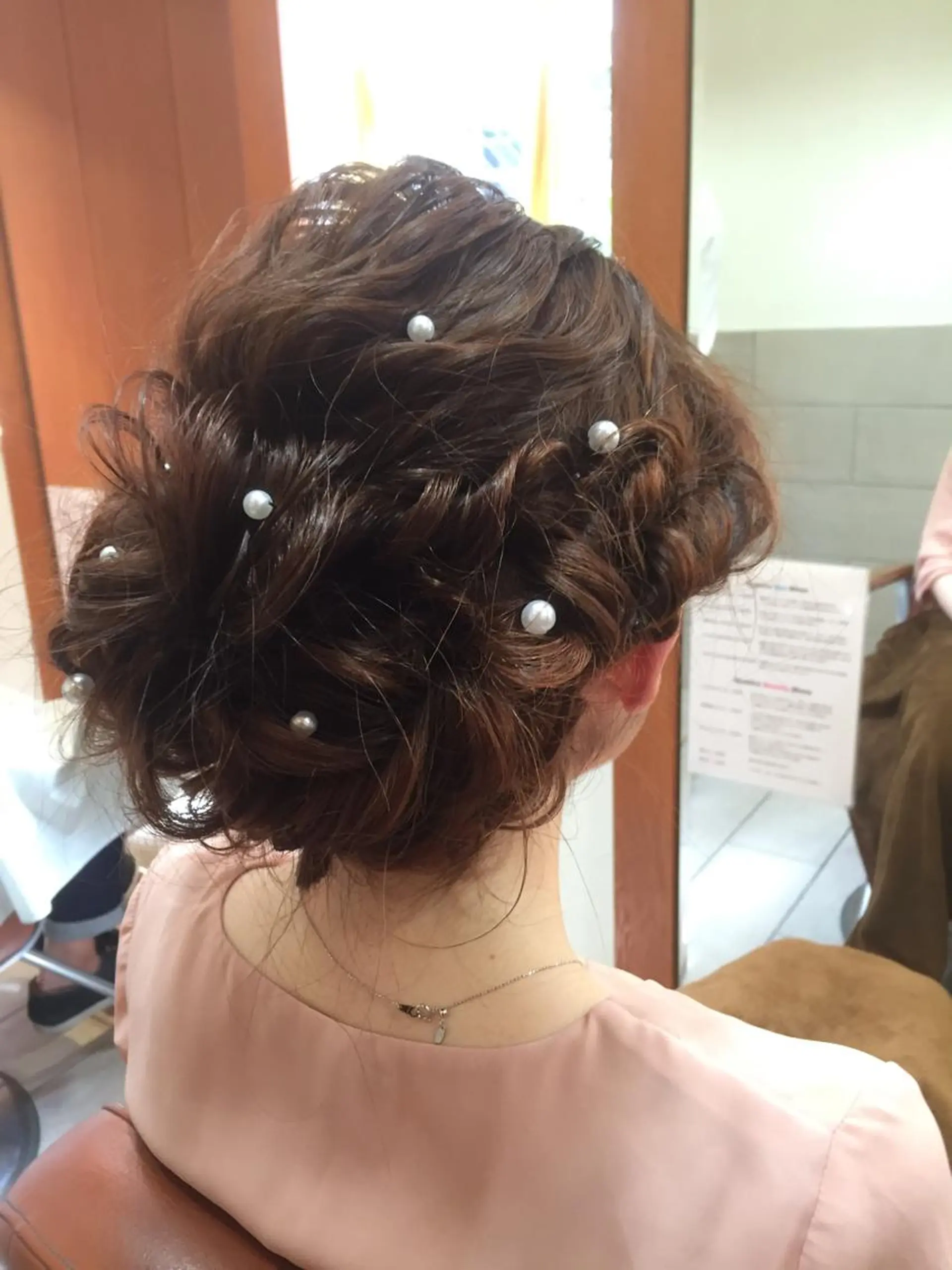 セミロング カラー パーマ ヘアアレンジ 可愛いを作る神 ナオヒロのヘアスタイル