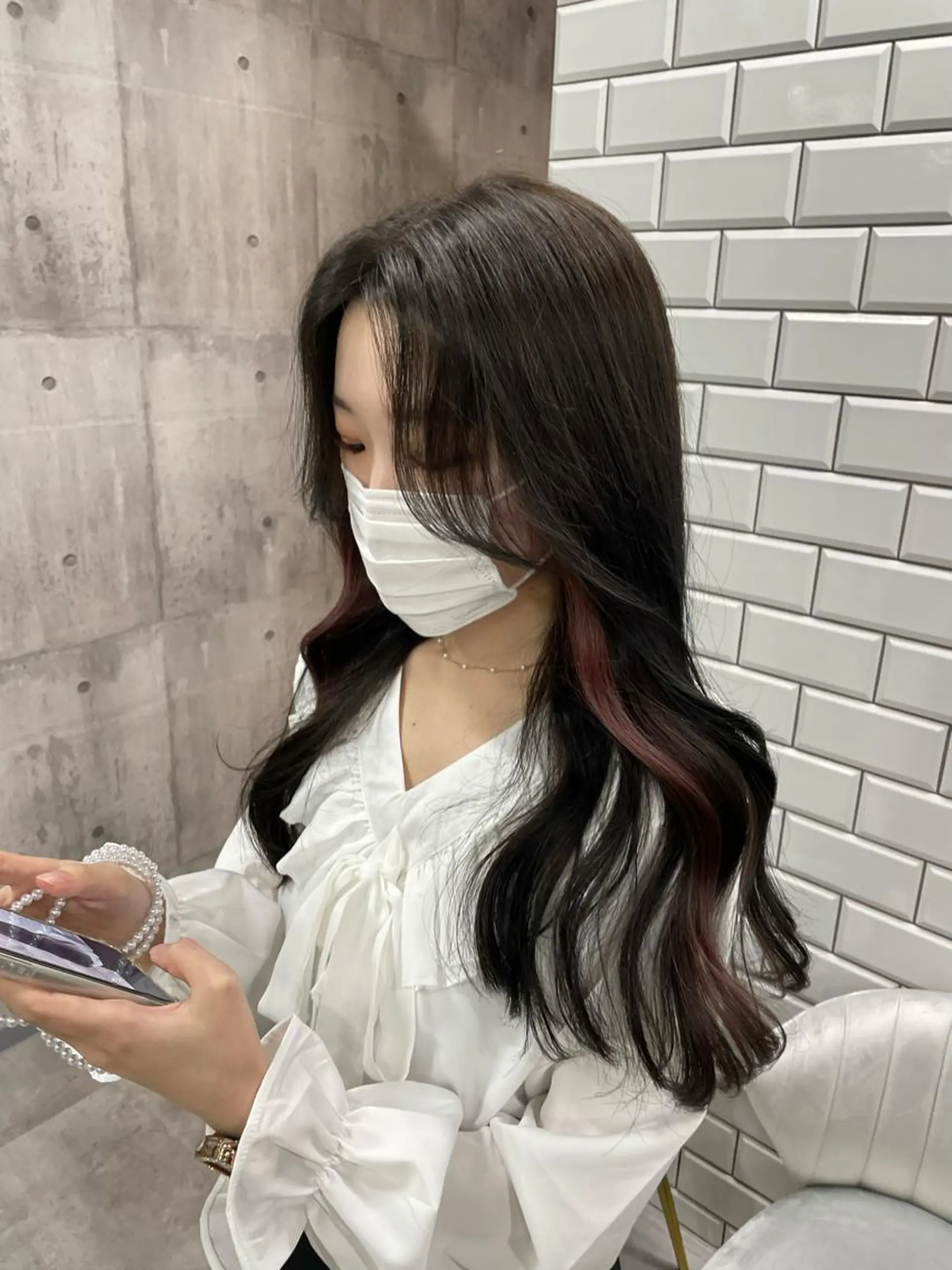 カラー ピンクカラー オオカワユウキ 🎀newi池袋のヘアスタイル