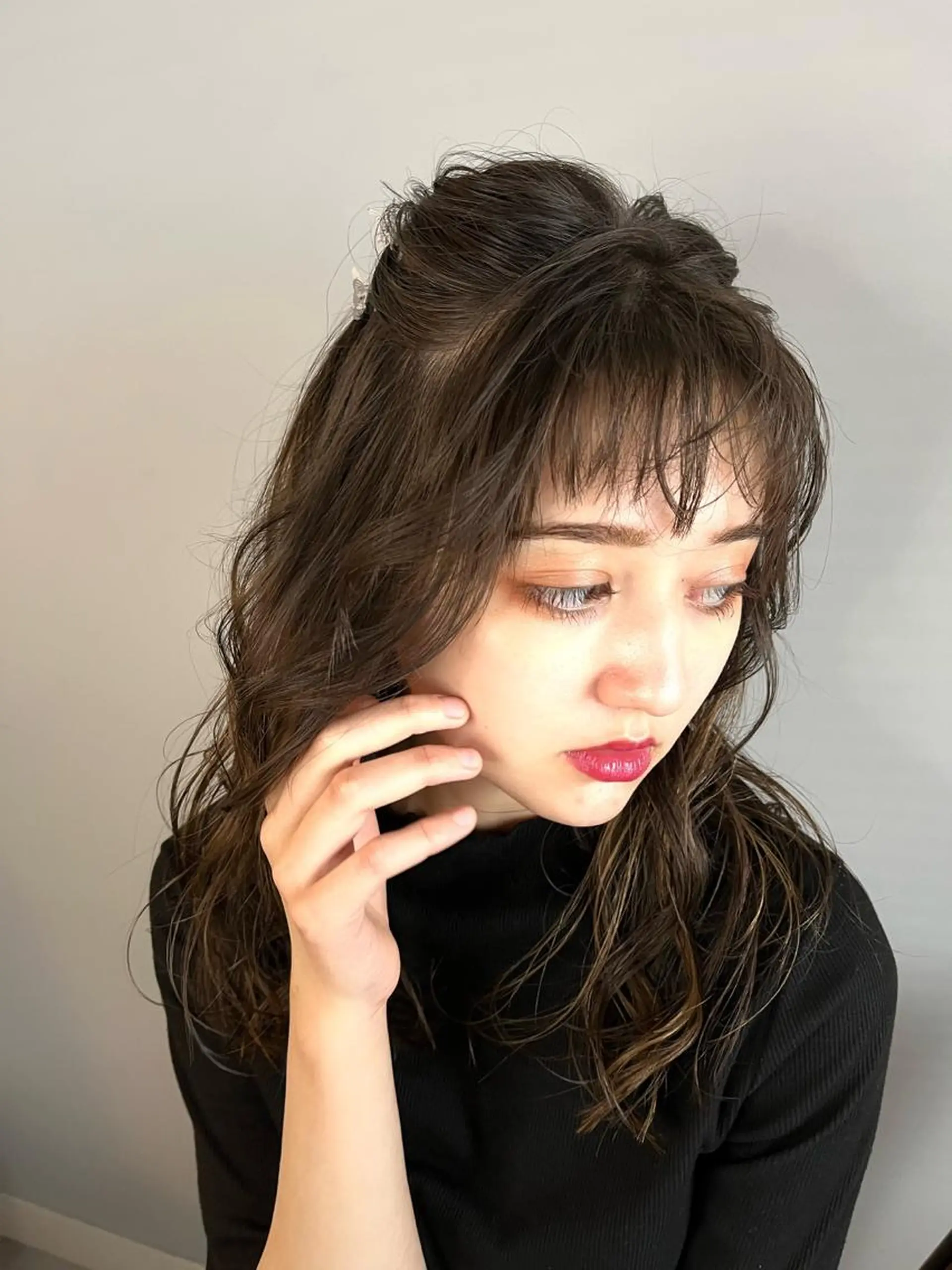 ミディアム ヘアアレンジ 奥山 沙季(大井町)のヘアスタイル