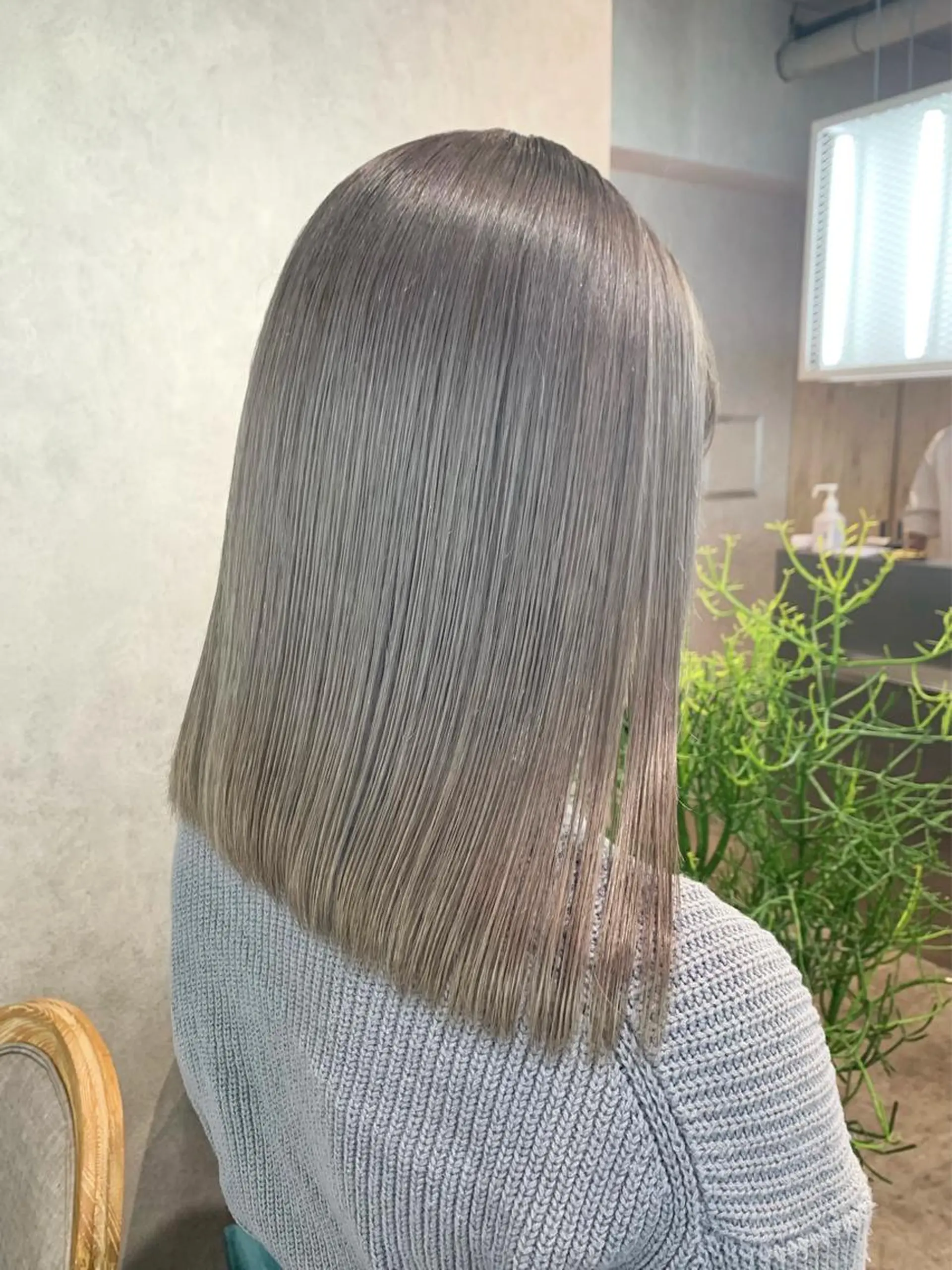 セミロング カラー ヘアカラー お洒落カジュアル🍃 まなとのヘアスタイル