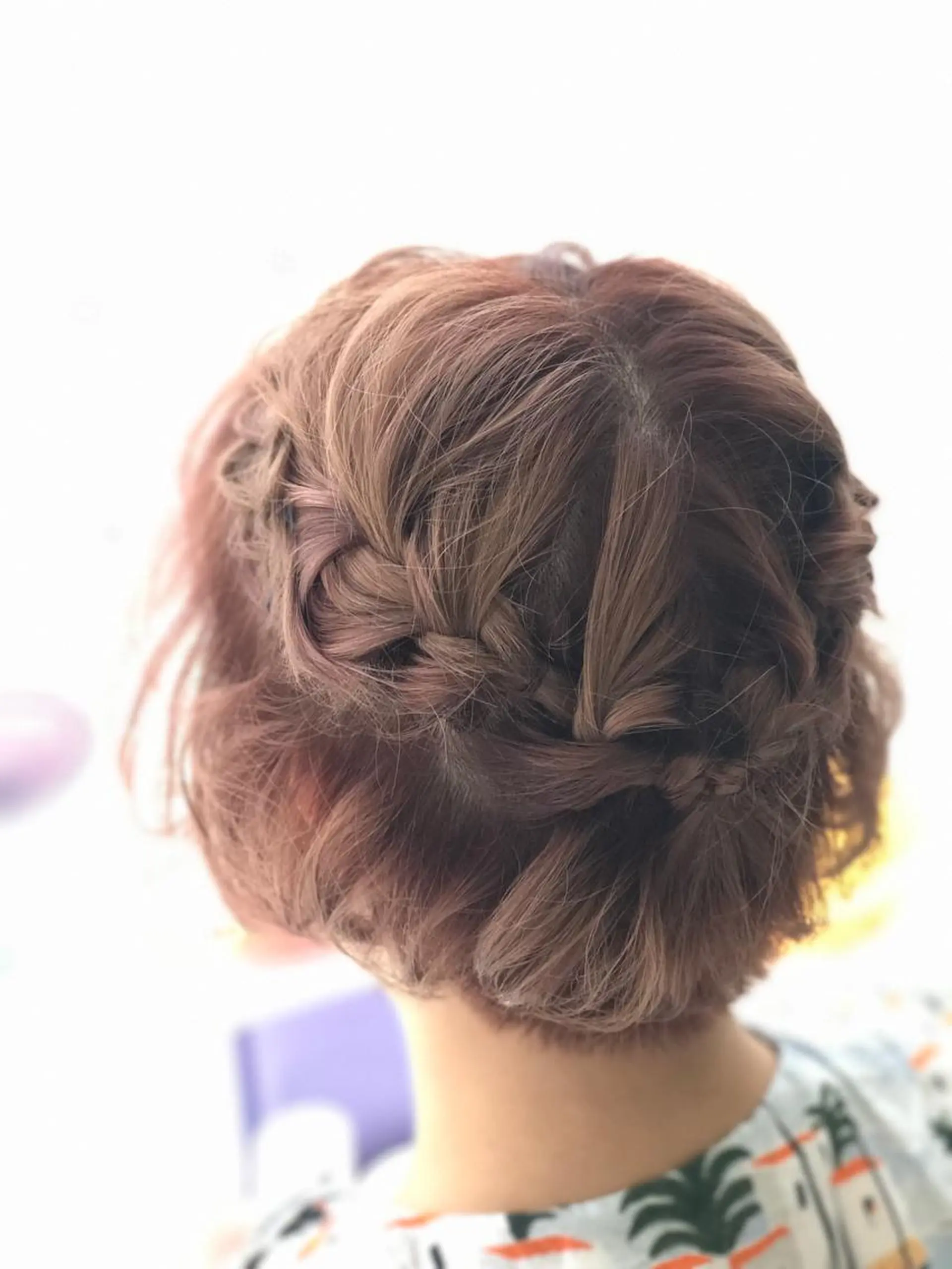 ショート ヘアアレンジ 佐山 聖玲奈のヘアスタイル
