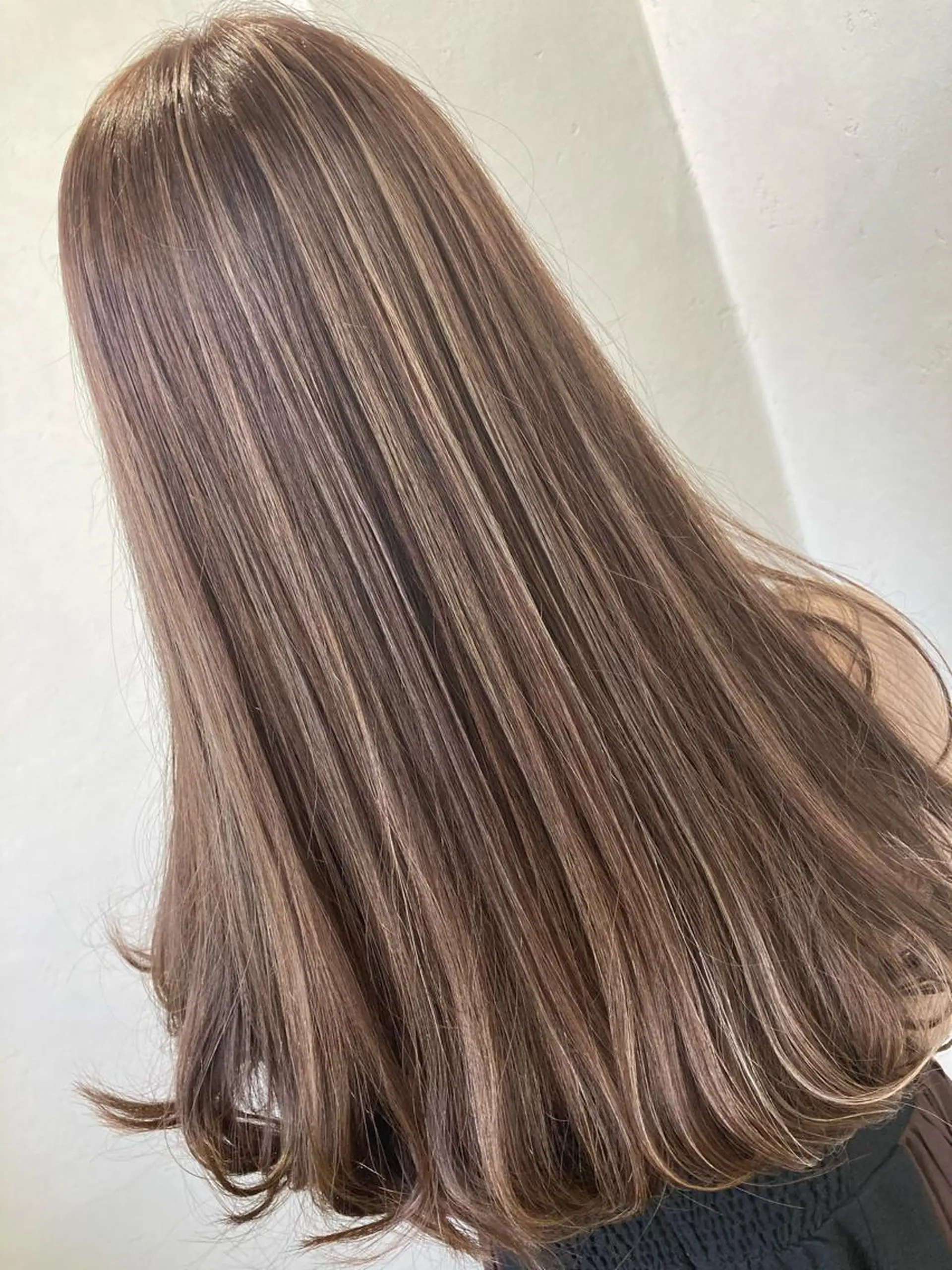 ロング カラー パーマ ヘアカラー ブリーチ毛縮毛矯正 👑山口のヘアスタイル