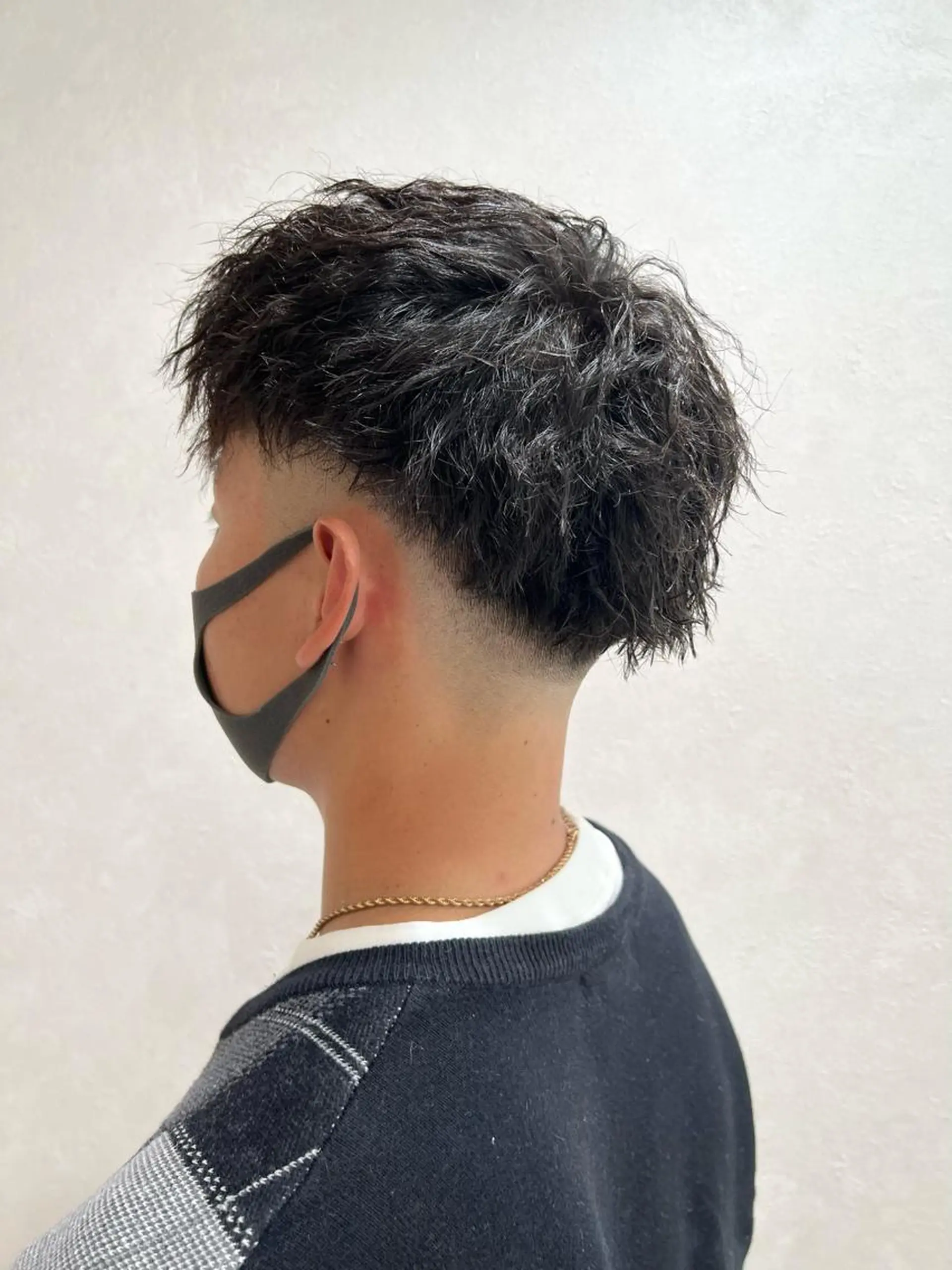 パーマ メンズ フェードカット メンズパーマ スキンフェード 波巻きパーマ スパイラルパーマ カット パーマ Camishi所属・瀬野凌介/メンズ カット/パーマのヘアスタイル