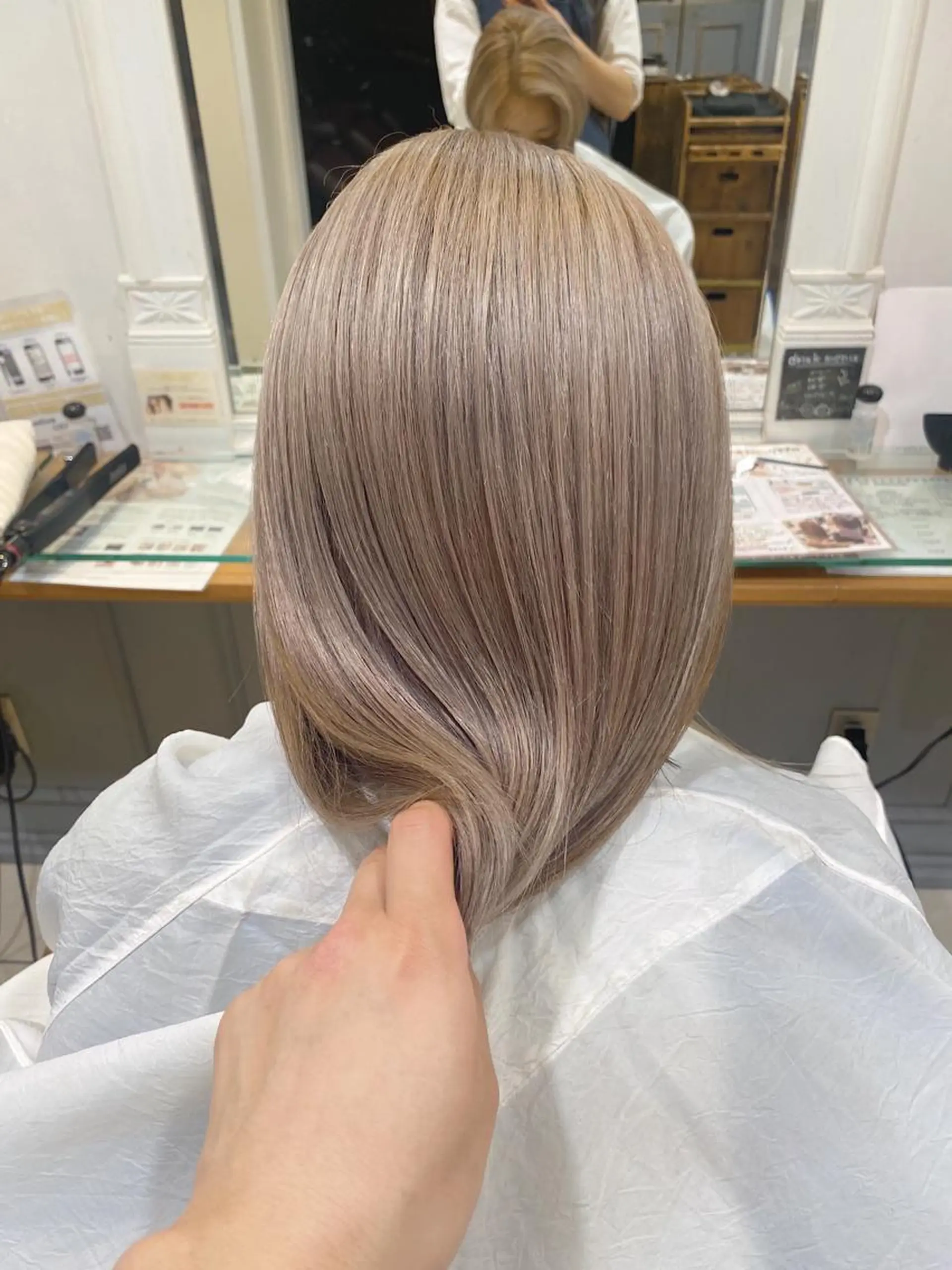 セミロング 柔らかbeige /chinari❤︎のヘアスタイル