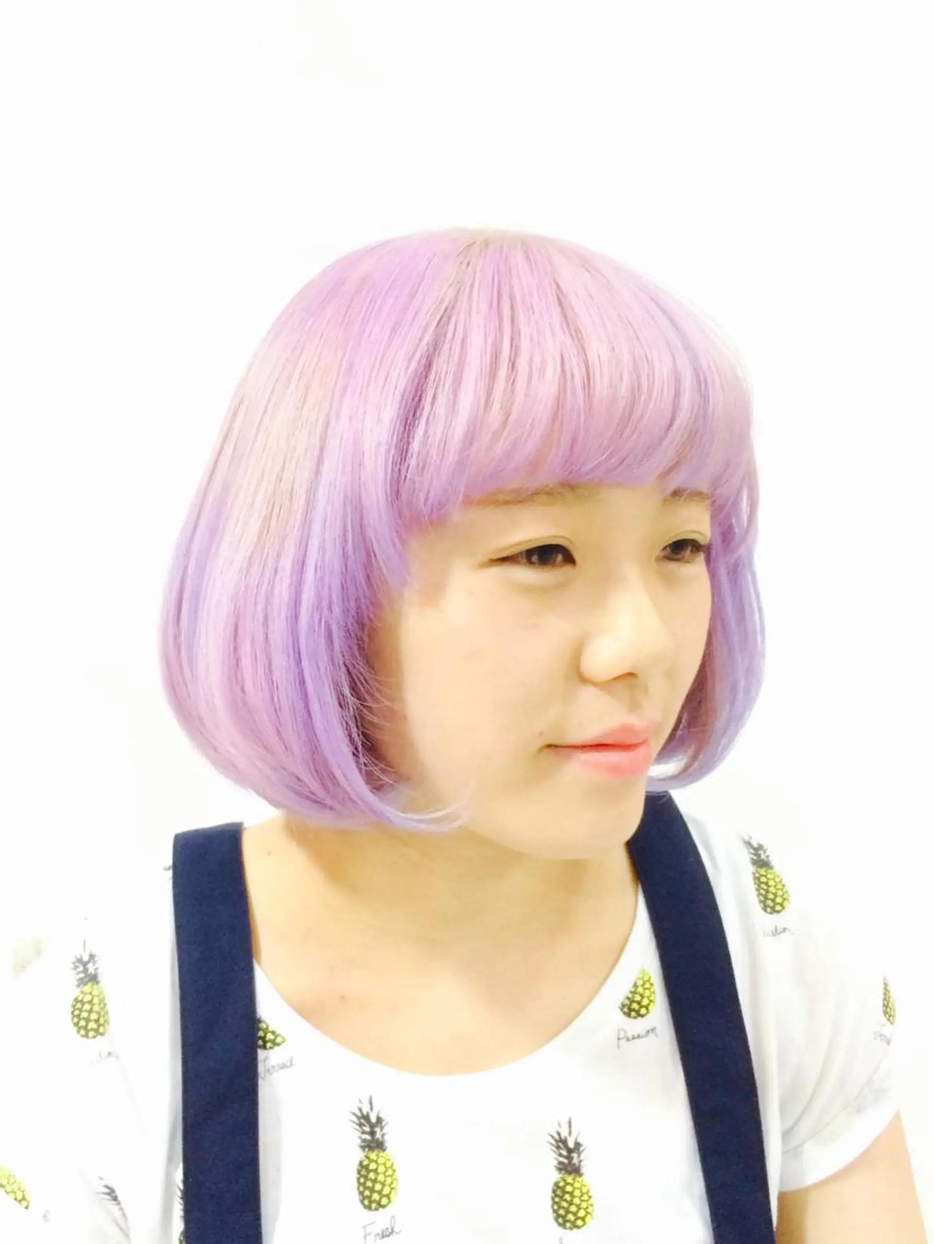 ショート カラー ラベンダーカラー パープルカラー LUCK本厚木 浦住 貴大のヘアスタイル