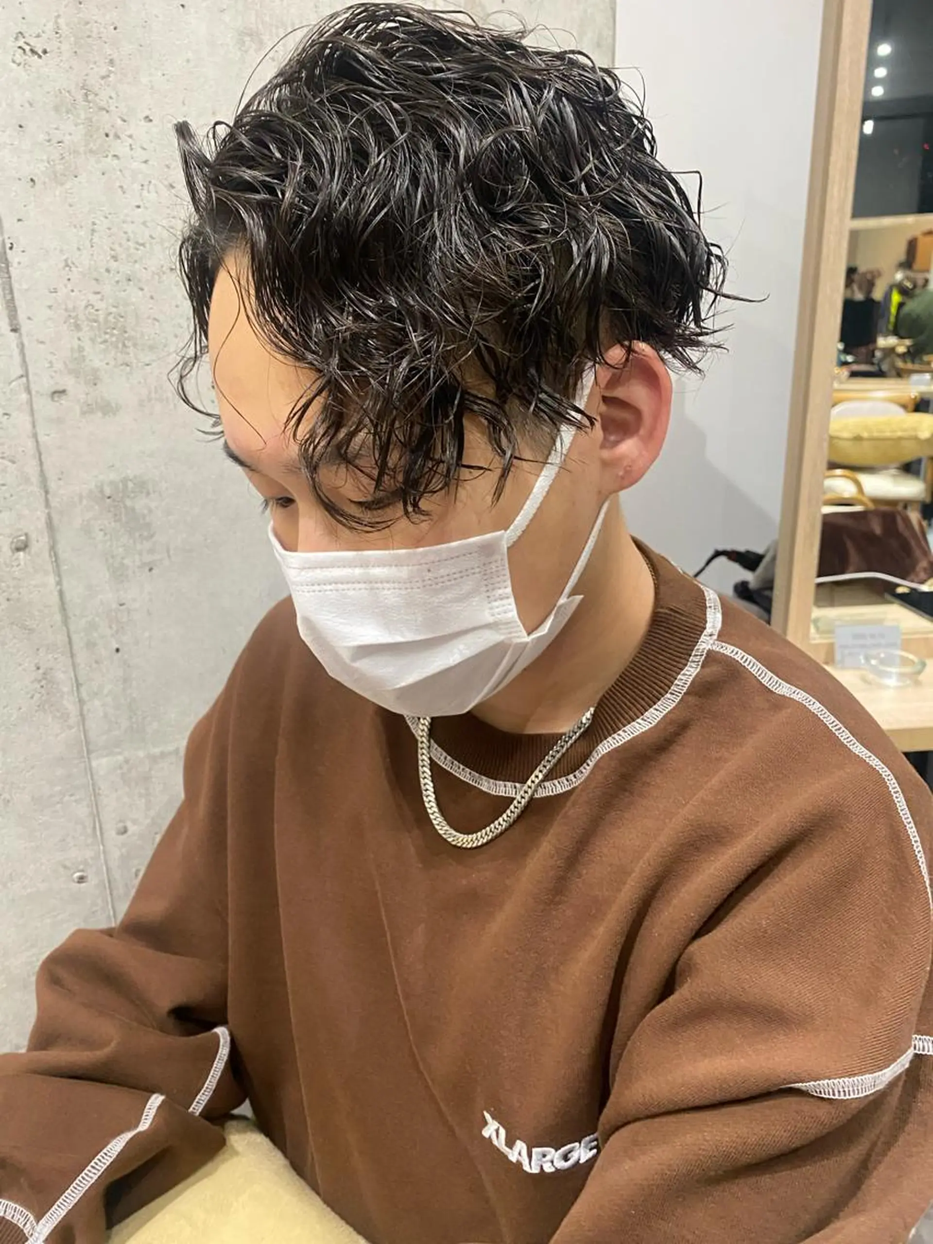 パーマ メンズ カット パーマ トリートメント Dxxxx III所属・オシャレ女性目線の 大人メンズ❁⃘*.ﾟのヘアスタイル
