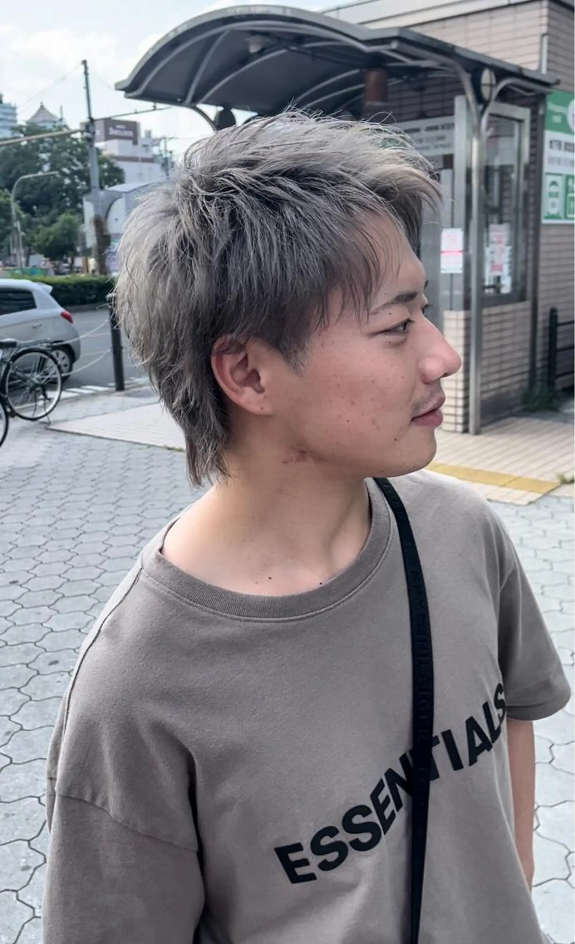 カラー メンズ メンズブリーチ メンズハイライト メンズメッシュ メンズパーマ ブリーチ カット ヘアカラー メンズ特化 店長 松元のヘアスタイル