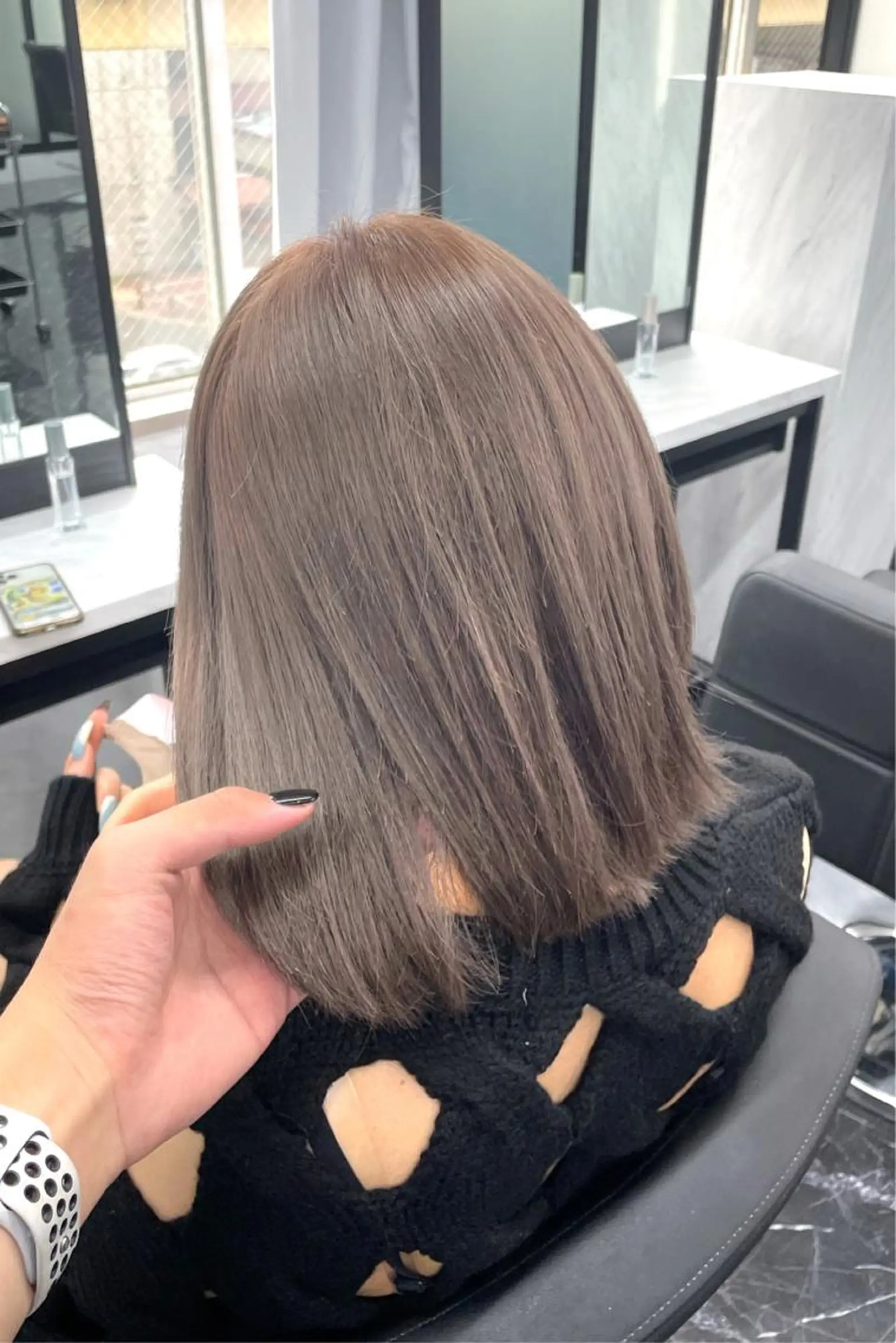 セミロング カラー ベージュカラー ダブルカラー ヘアカラー トリートメント Wehlen所属・透明感カラー🌟 keisukeのヘアスタイル