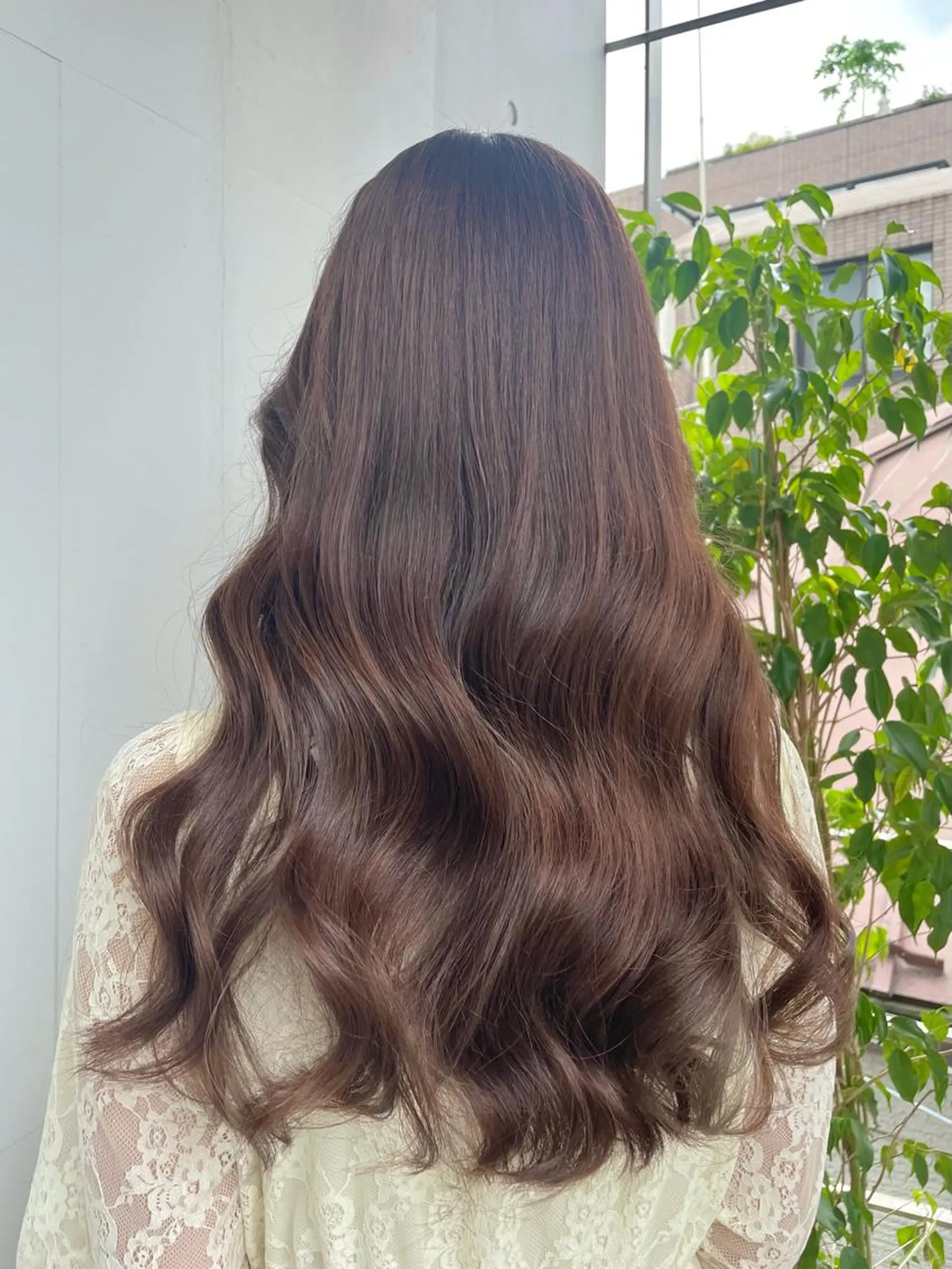 ロング カラー アディクシーカラー ベージュカラー ブリーチ ケアブリーチ ダブルカラー ヘアカラー トリートメント もにか🌞原宿/渋谷 🌝ブリーチカラーのヘアスタイル