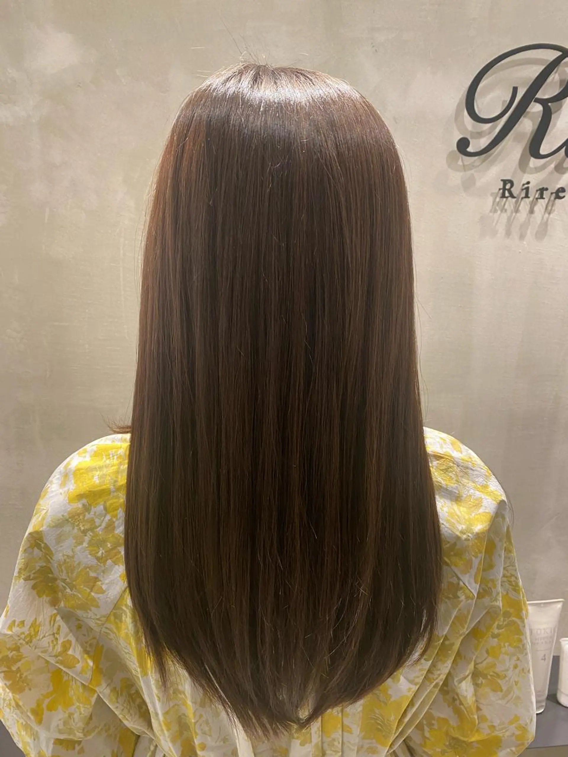 セミロング カット トリートメント 大倉 未波のヘアスタイル