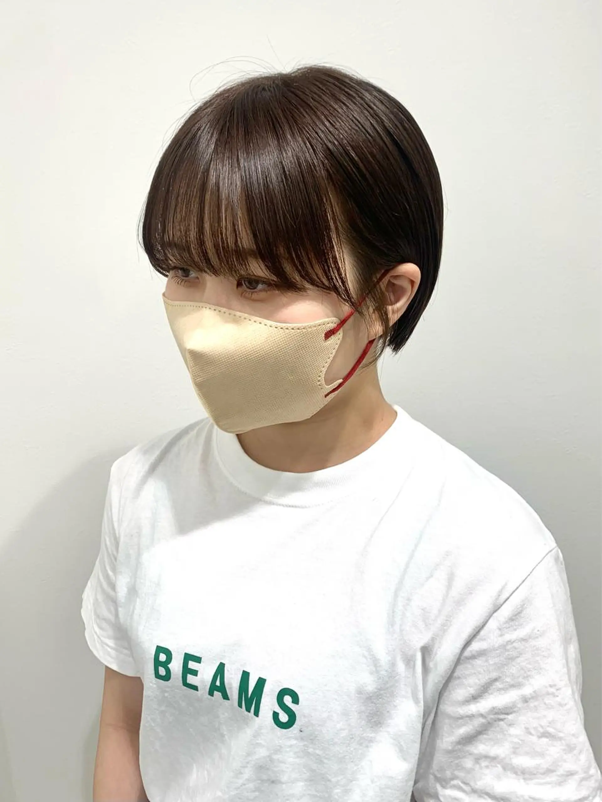 ショート カラー レイヤー ハイトーン 暖色⭐︎KANAKOのヘアスタイル