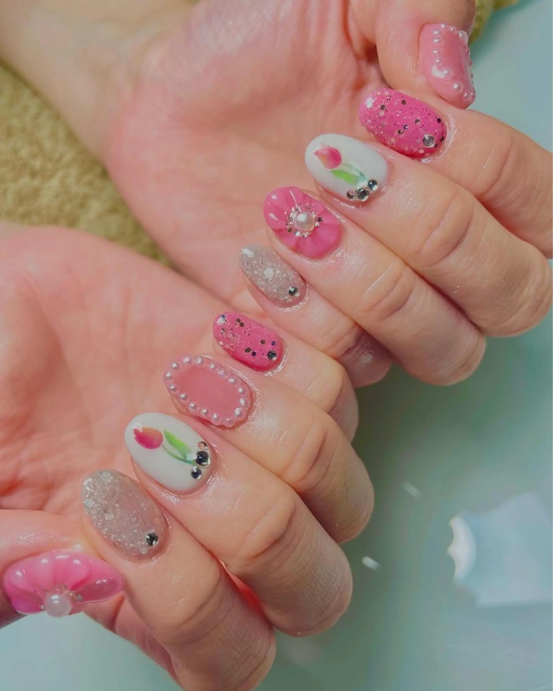 ネイル 加瀬 アンジェリーのネイルデザイン