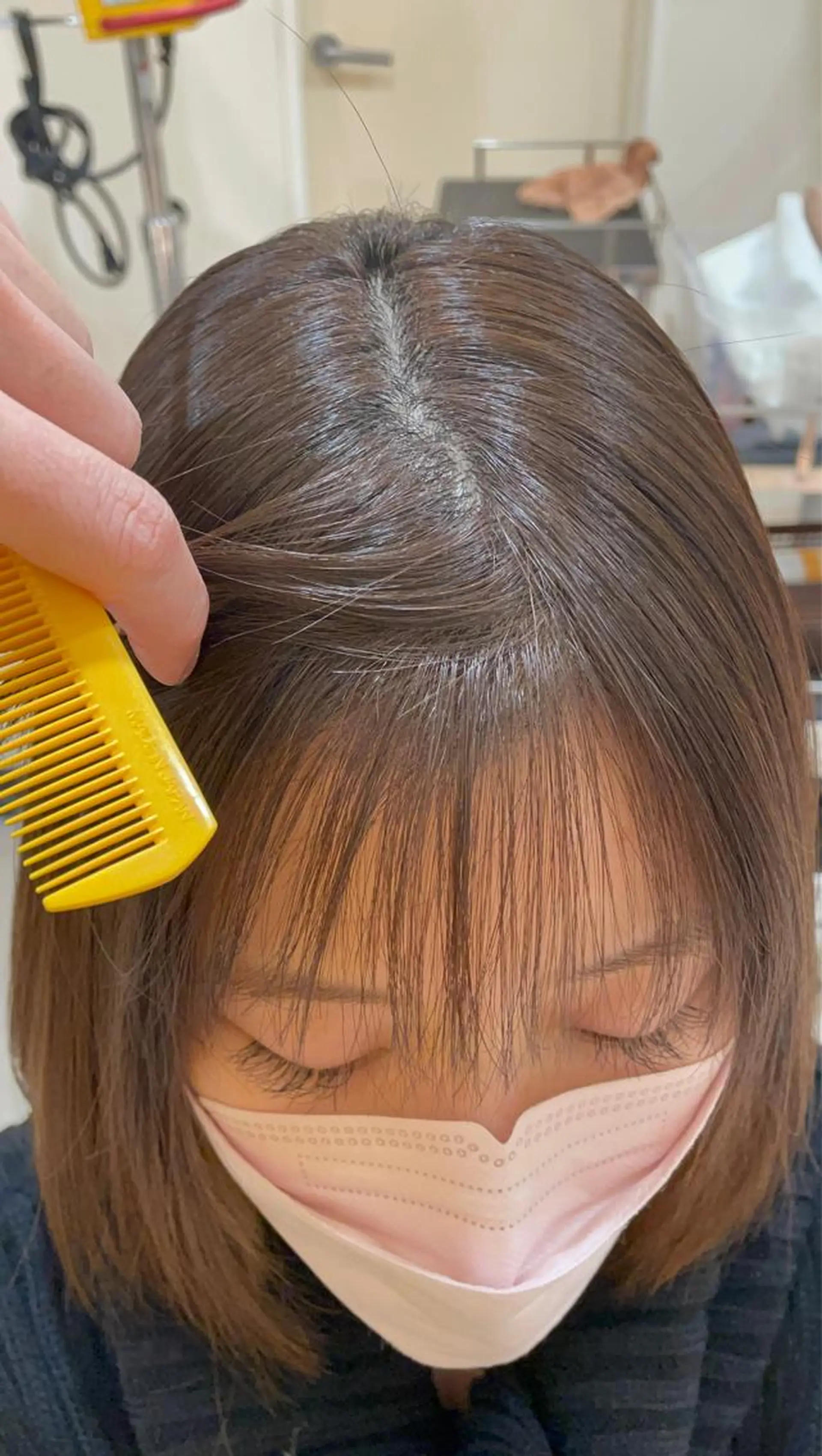 パーマ 縮毛矯正 アサト チヨノのヘアスタイル