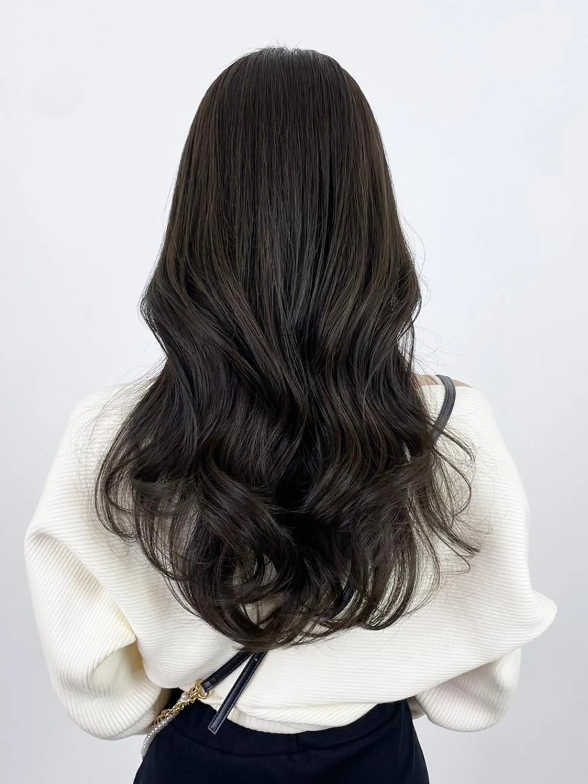 カラー セミロング グレージュ レイヤーカット カット ヘアカラー トリートメント ITby ALBUM 北千住店のヘアスタイル