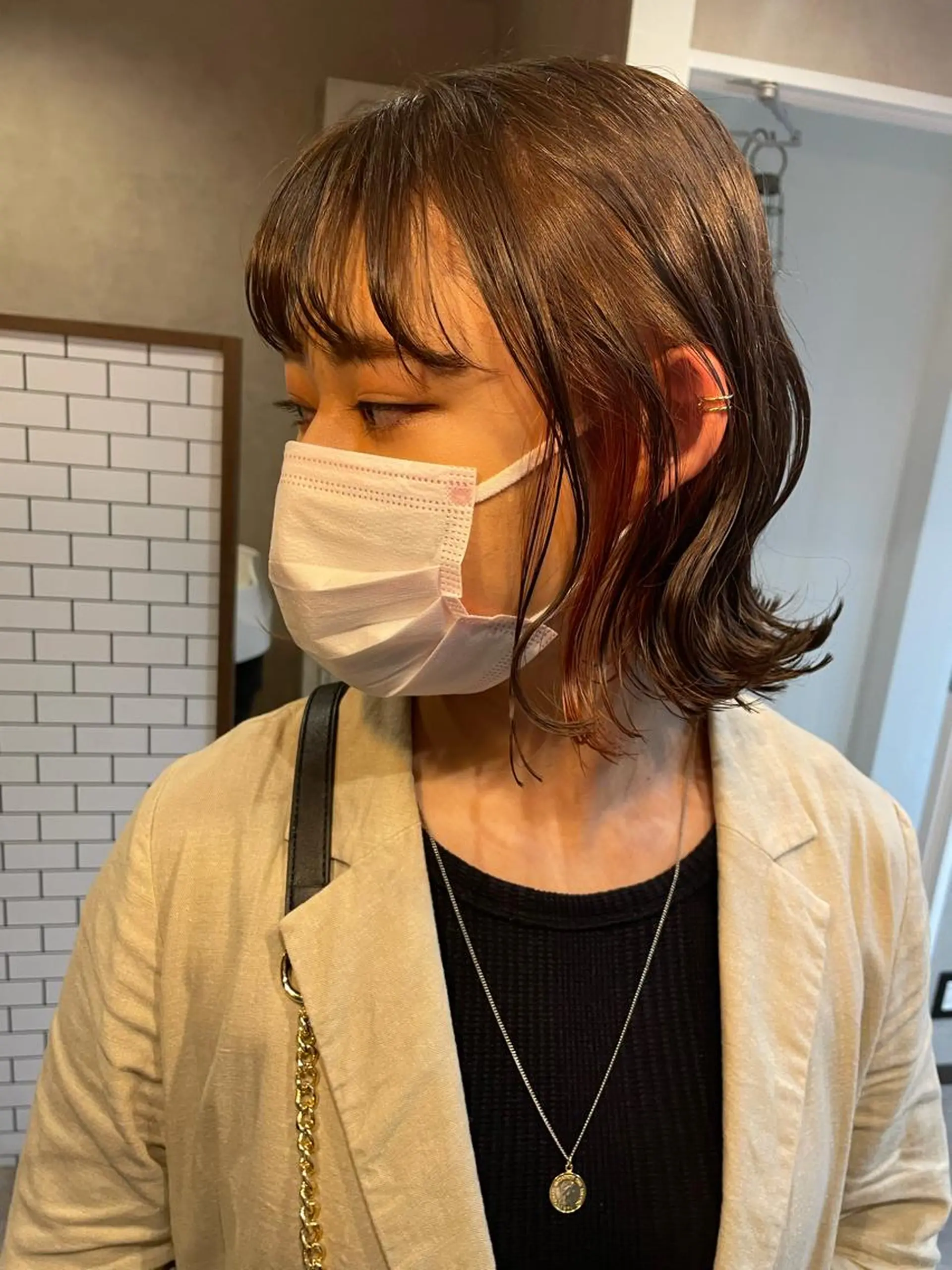ミディアム 赤味消しcolor 🥣♡Ayaのヘアスタイル