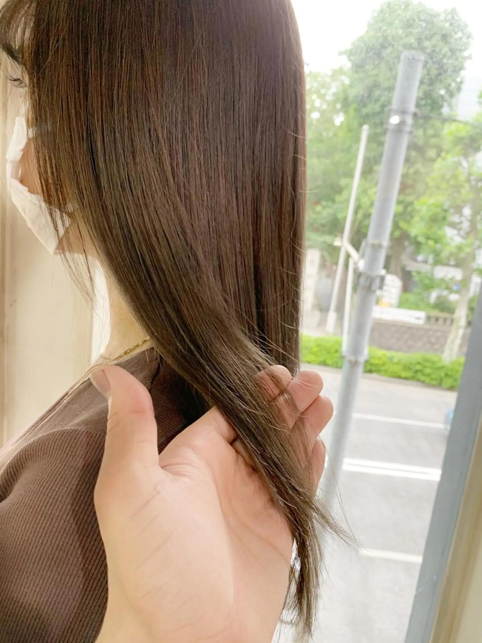 カラー ベージュカラー オリーブベージュ ヘアカラー トリートメント 透明感カラーが 得意です！NAOKIのヘアスタイル