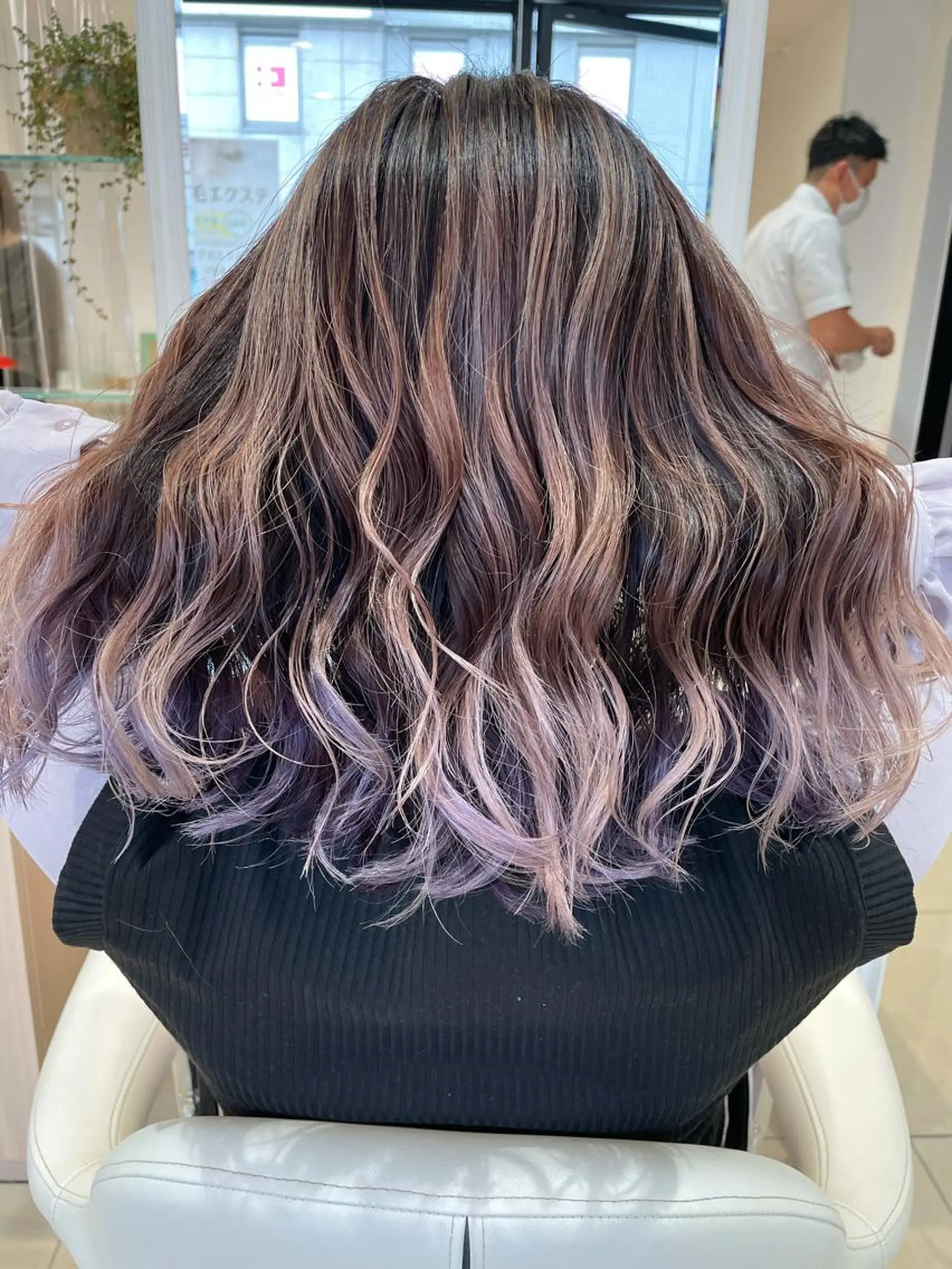 カラー バレイヤージュ IwAsh中山所属・✂︎メンズバレイ ヤージュ✂︎露木智也のヘアスタイル