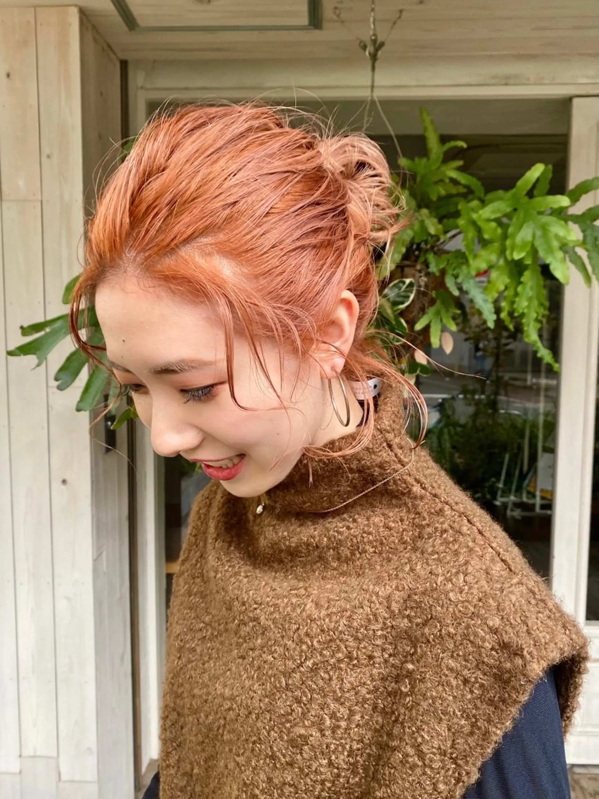 ミディアム カラー ヘアアレンジ BELLA阿部野 TOMOMIのヘアスタイル