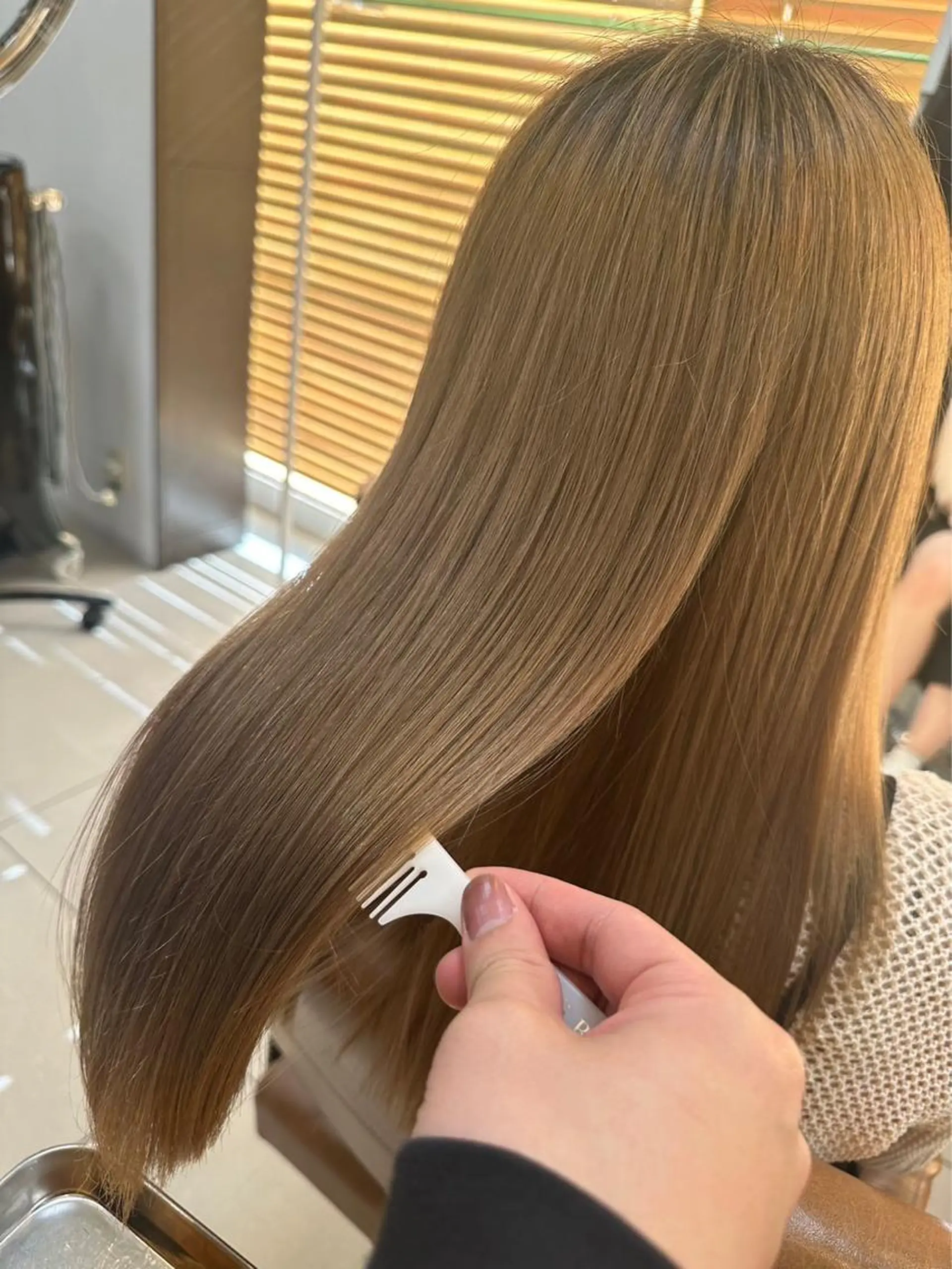 ロング 髪質改善 トリートメント 森本 翔大のヘアスタイル