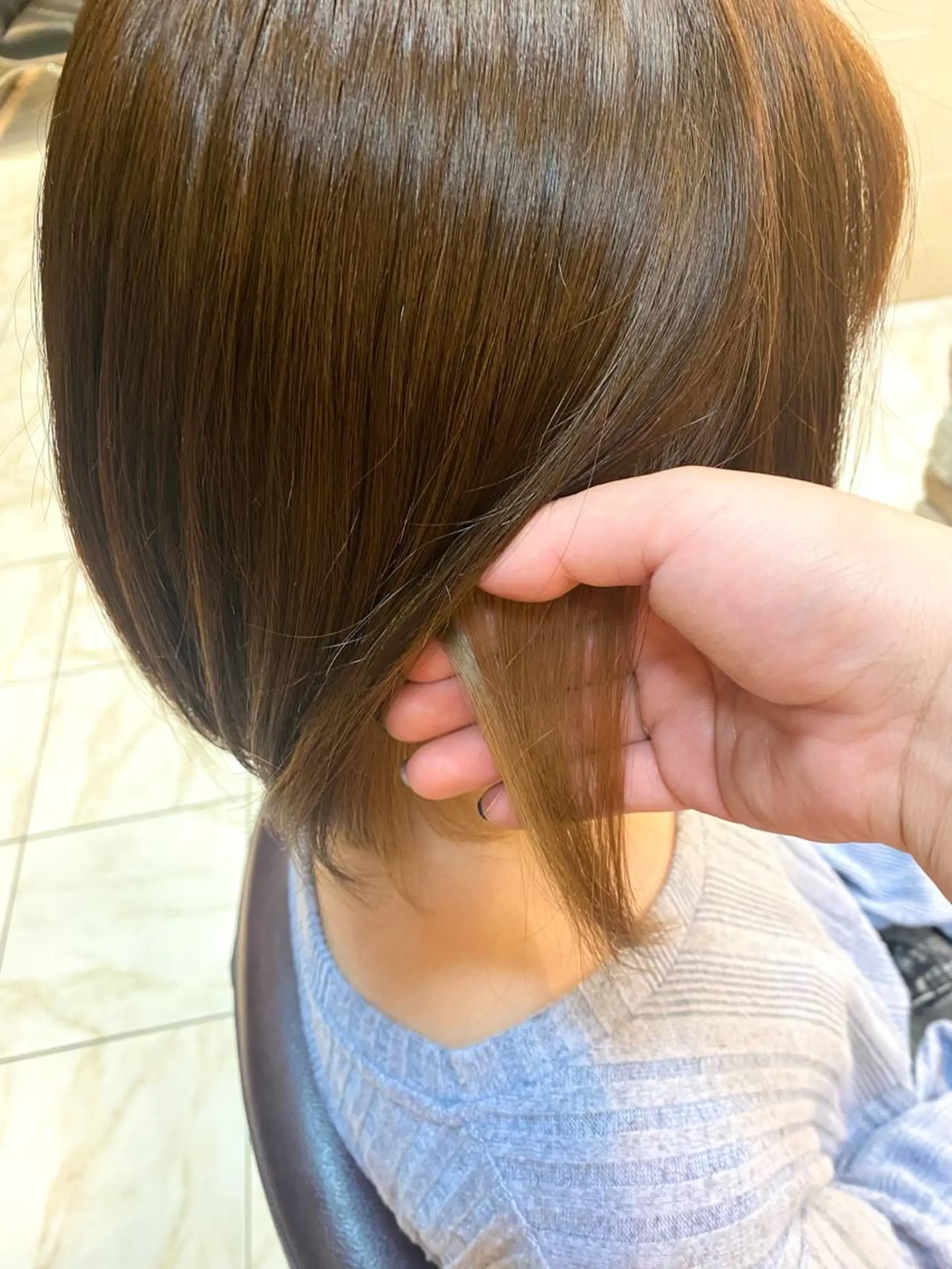 ショート 🐰ツヤ感カラー🐰 ななこのヘアスタイル