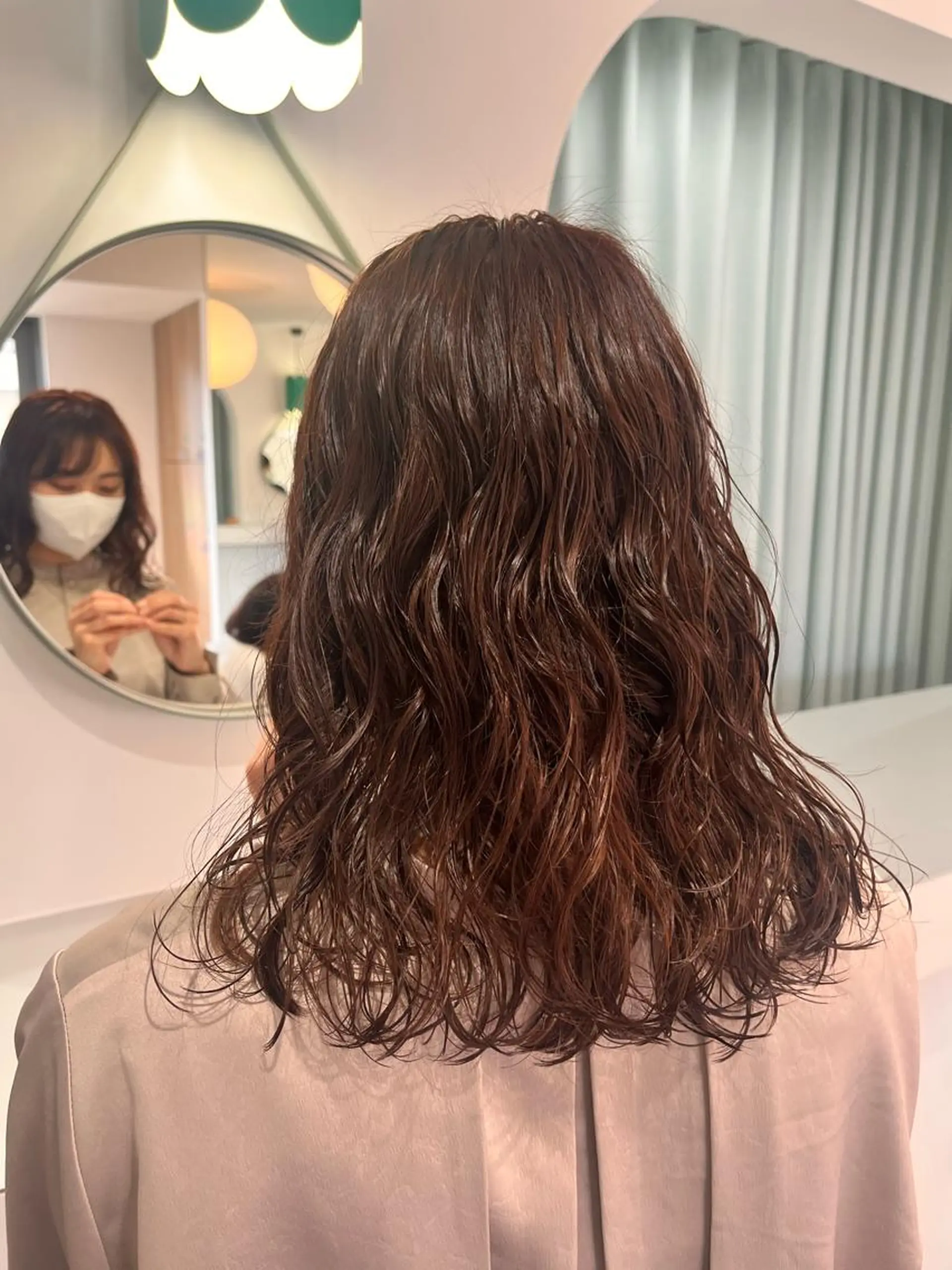 ロング ヘアカラー ヘッドスパ 武村美咲/ 暖色/艶カラーのヘアスタイル