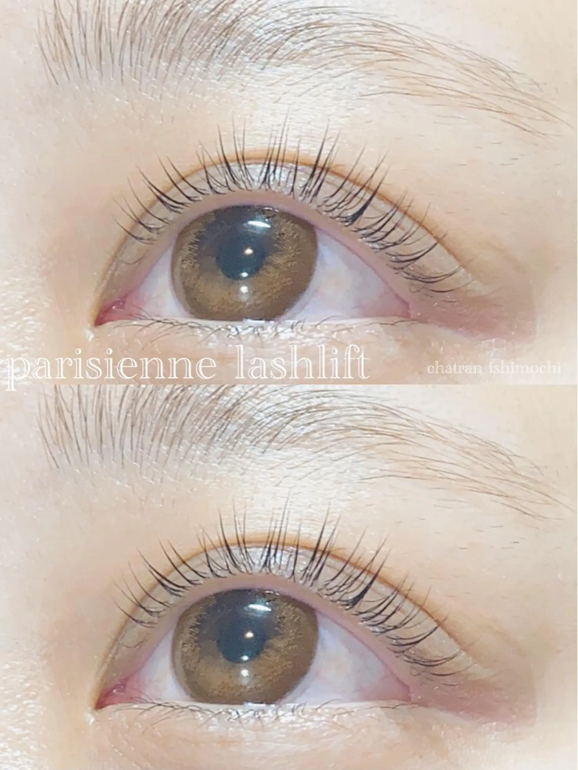 マツエク・マツパ パリジェンヌラッシュリフト マツパ chatran ishimochiのマツエク・マツパデザイン