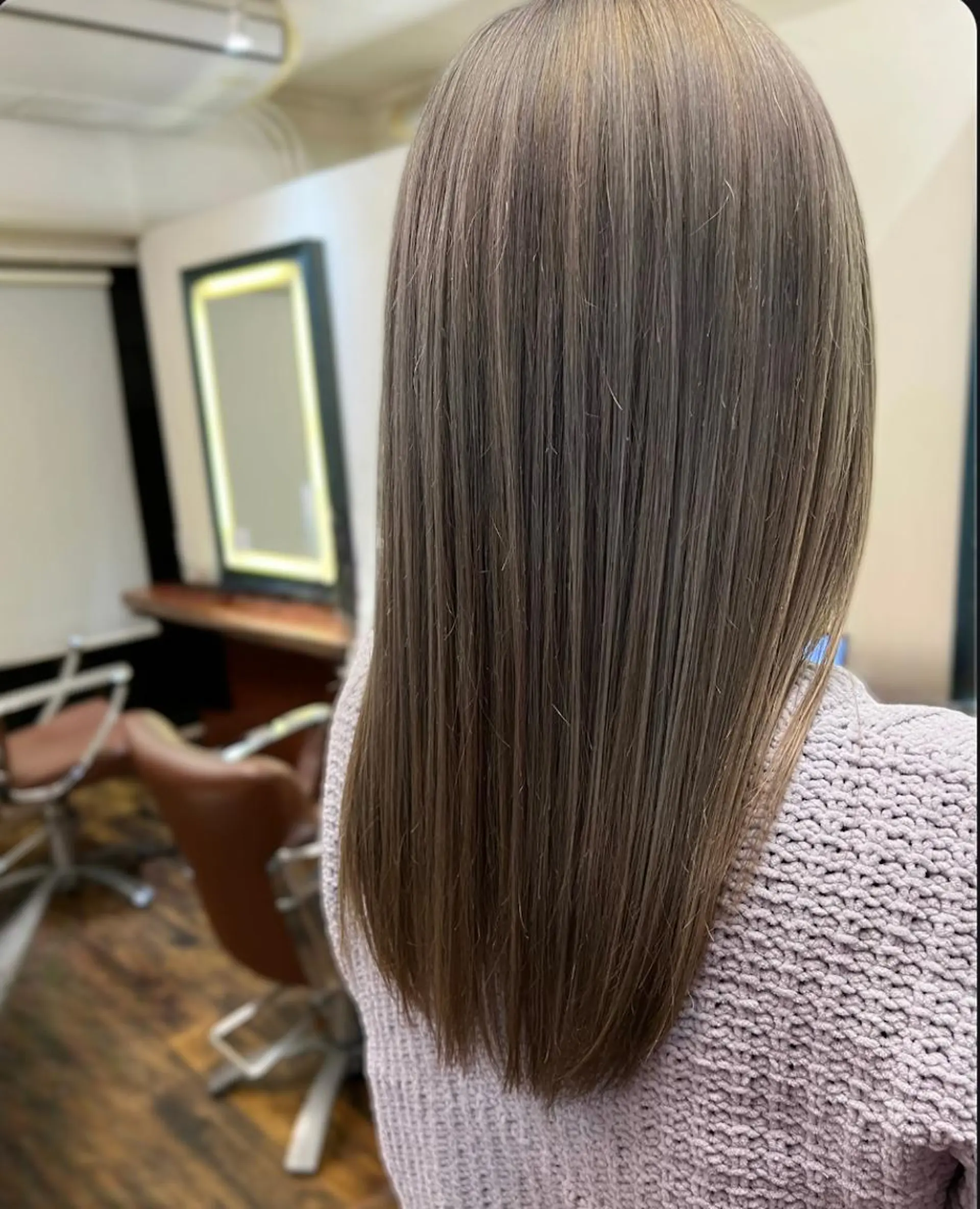 セミロング カラー bamboograss Second所属・FUKASE AYANEのヘアスタイル