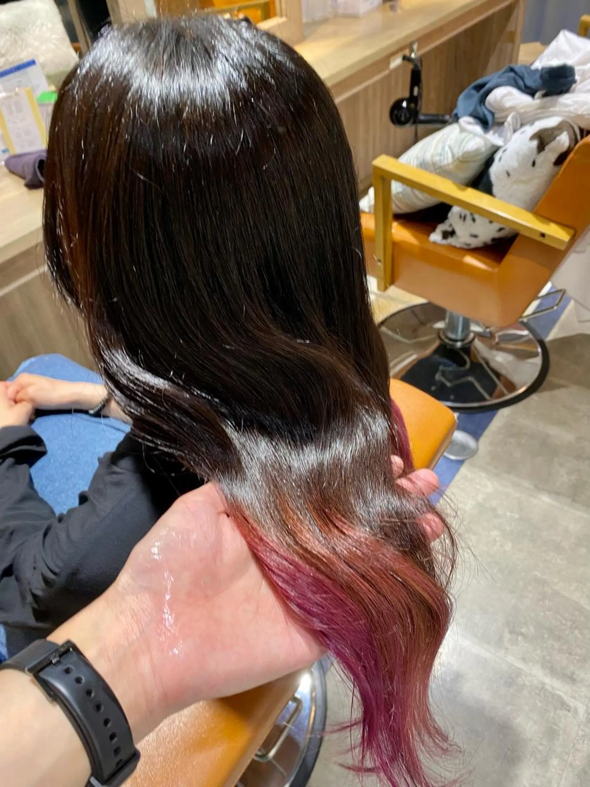 ミディアム カラー 🟣メンズパーマ 川端 永遠🟣のヘアスタイル