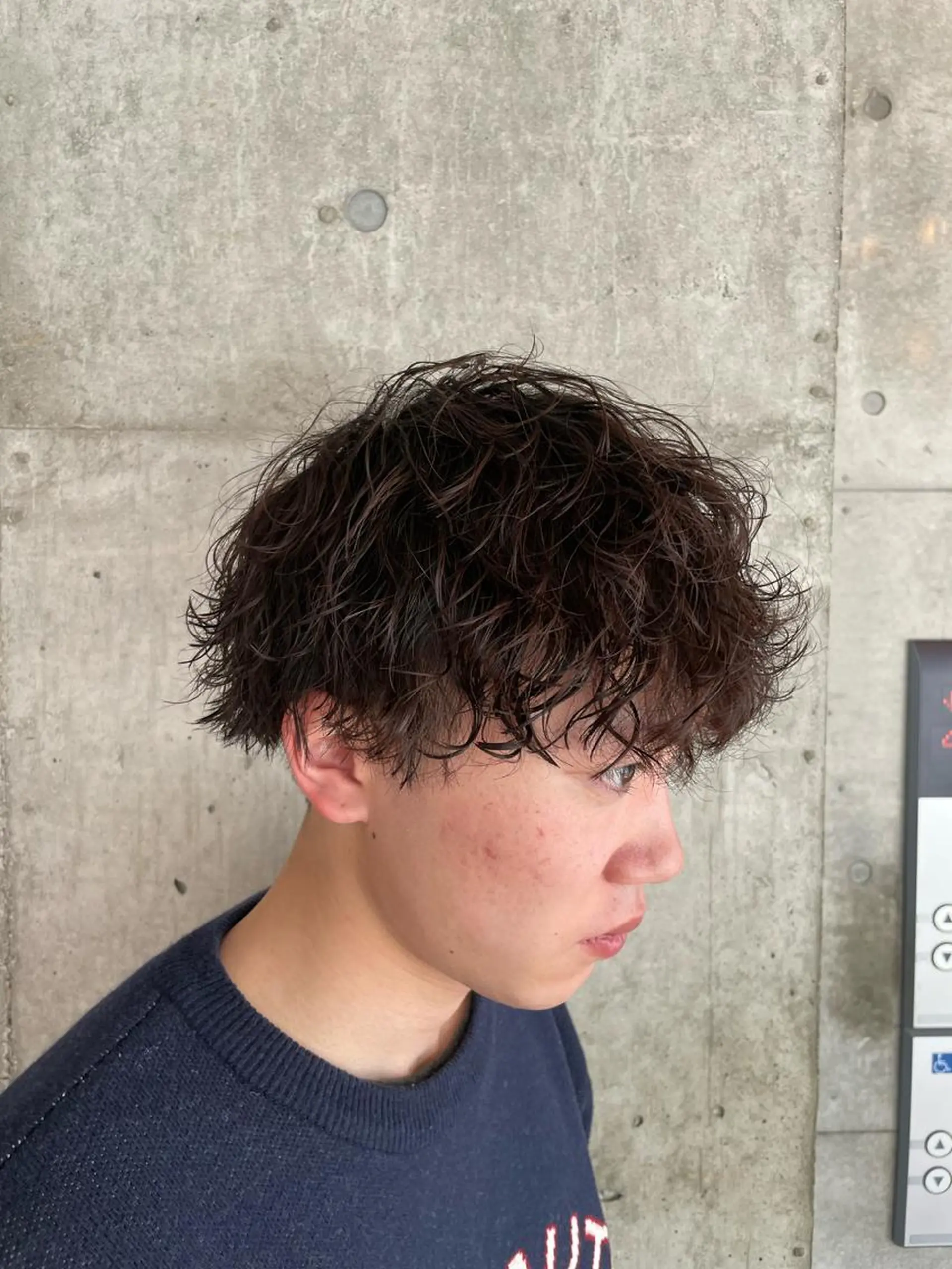 ショート パーマ メンズ カット パーマ トリートメント 🔥メンズ特化パーマ 🦖増田弘明🦖のヘアスタイル
