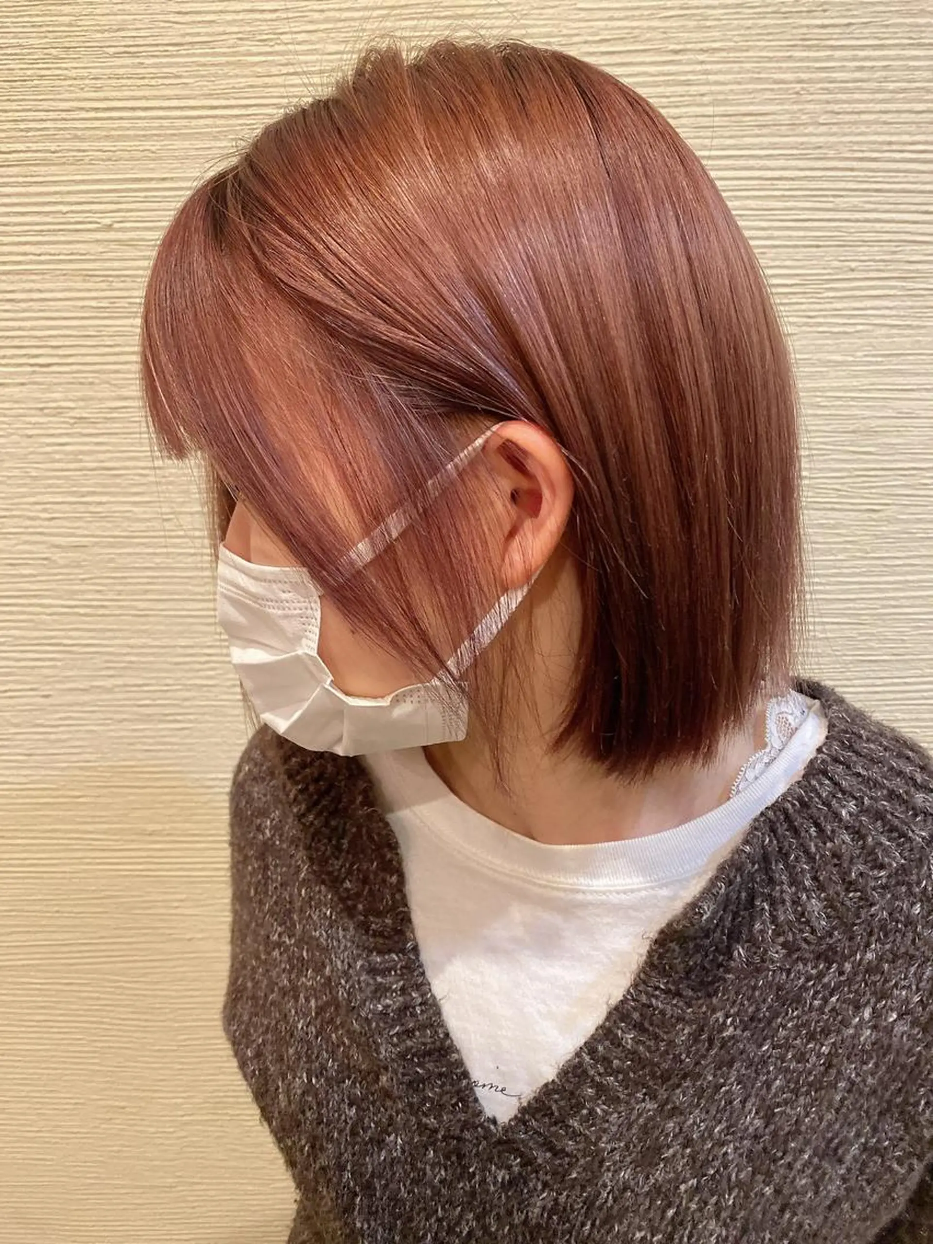 ショート カラー ピンクカラー ヘアカラー 小塚 和眞のヘアスタイル