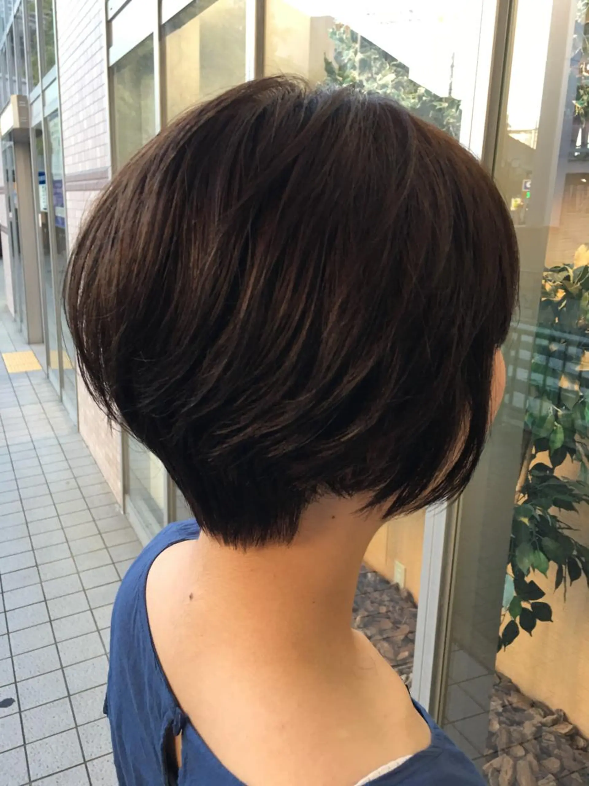 ショート くびれヘア ショートヘア カット ヘアカラー トリートメント Agu  hair rupia 金沢店所属・金沢美容室/ 艶髪/夜営業/JINのヘアスタイル