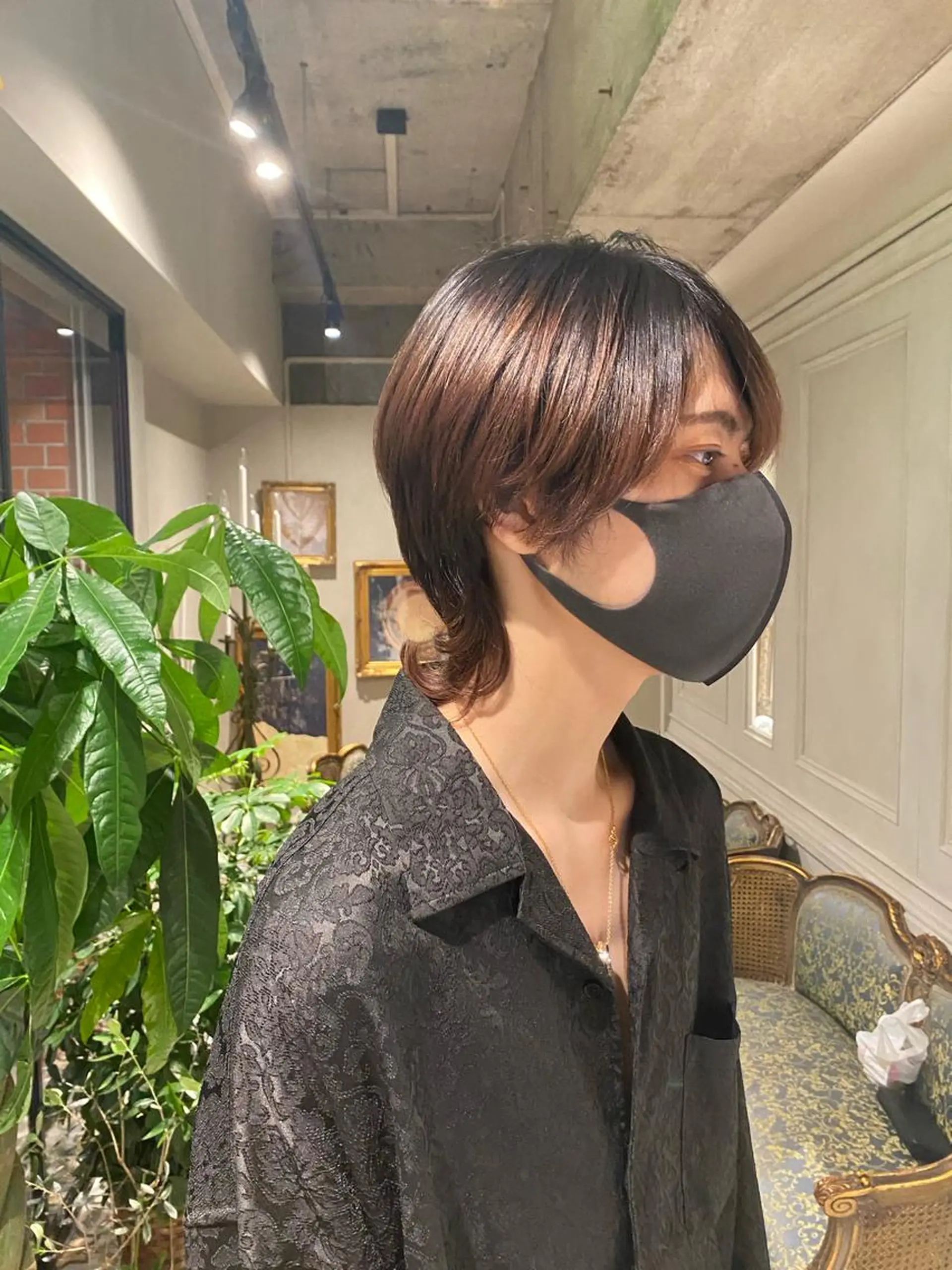 メンズ メンズウルフカット ウルフカット カット 梅原 大和のヘアスタイル