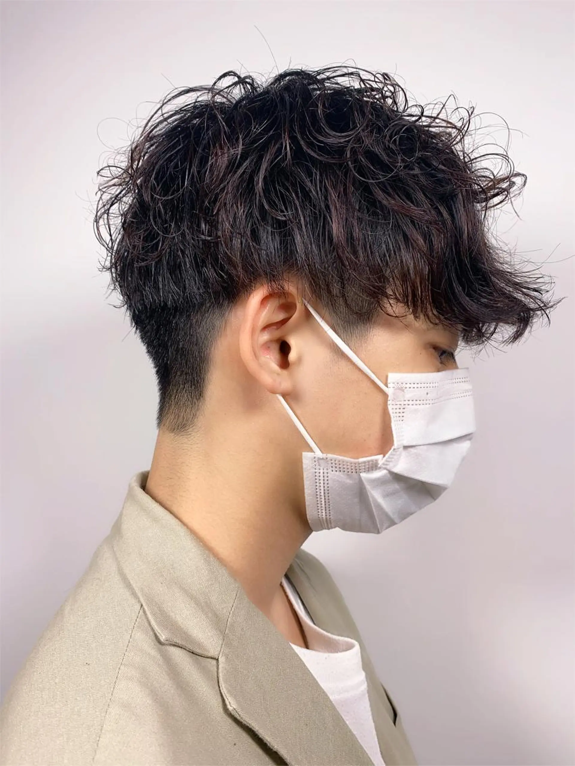 ショート パーマ メンズ マッシュ tension 【テンション】のヘアスタイル