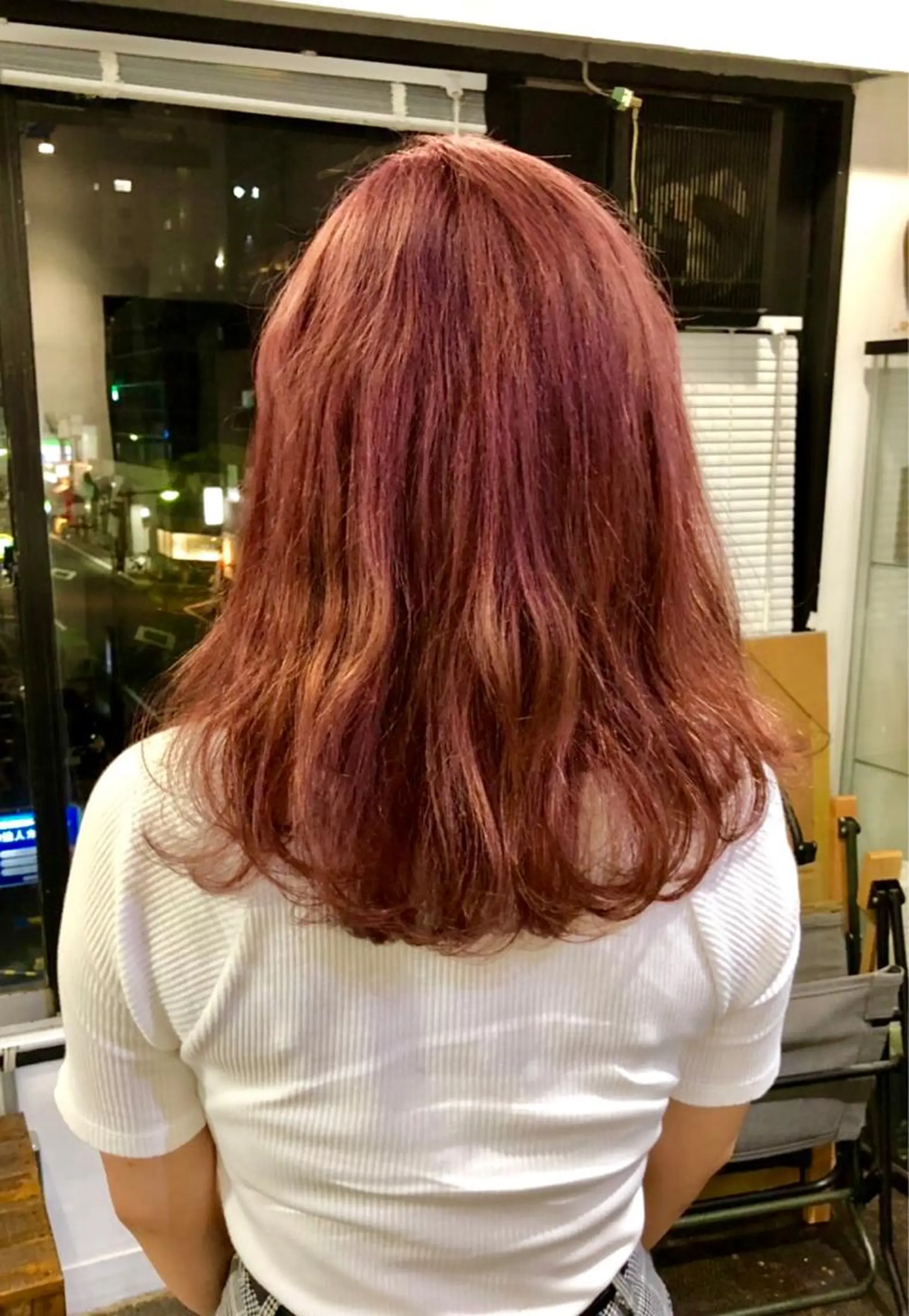 ミディアム カラー ベージュカラー ブリーチ ピンクカラー ピンクベージュ chill所属・topstylist fukudaのその他イメージ