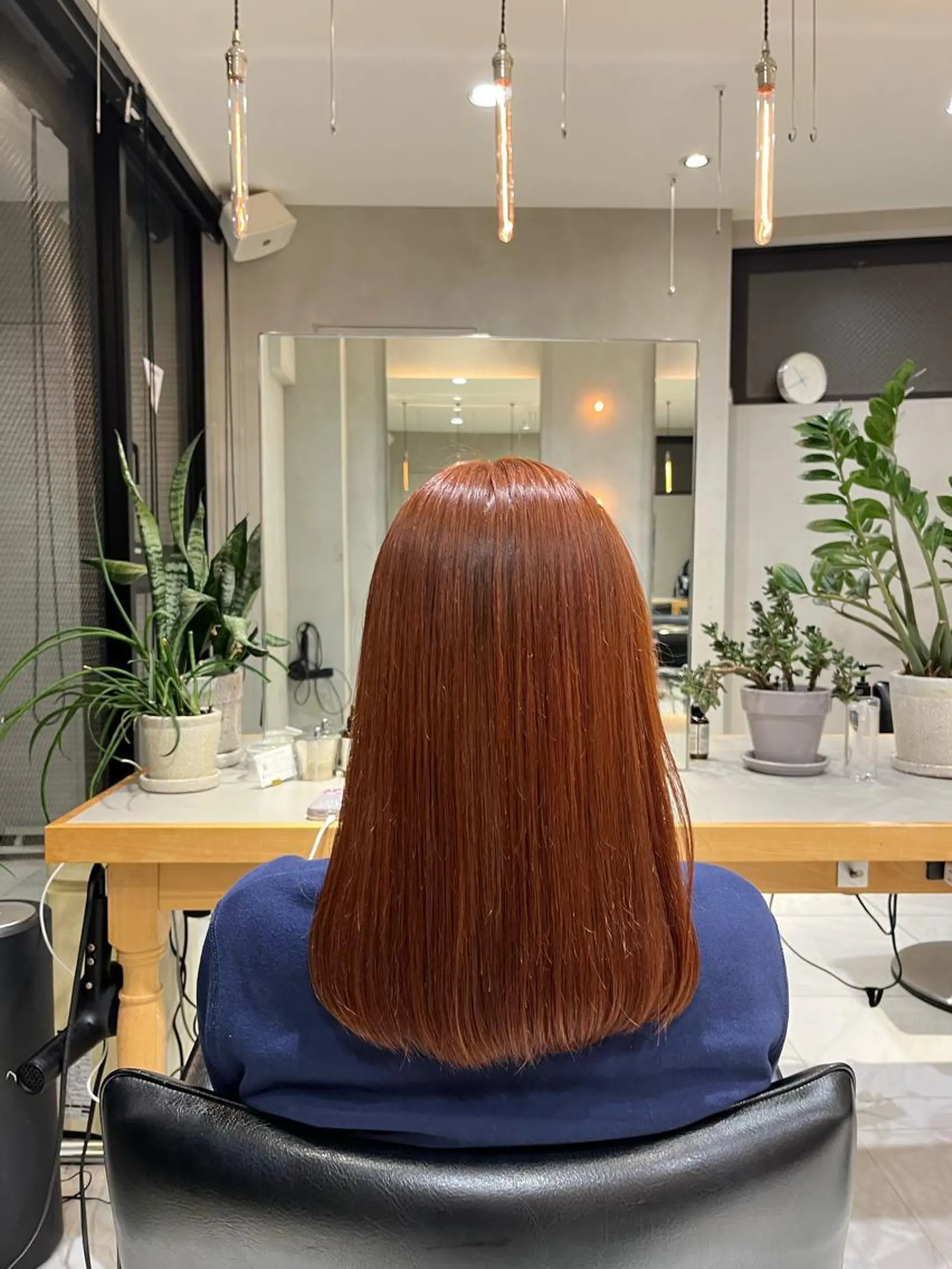 セミロング カラー 🍊暖色カラー🍊 sakuraのヘアスタイル