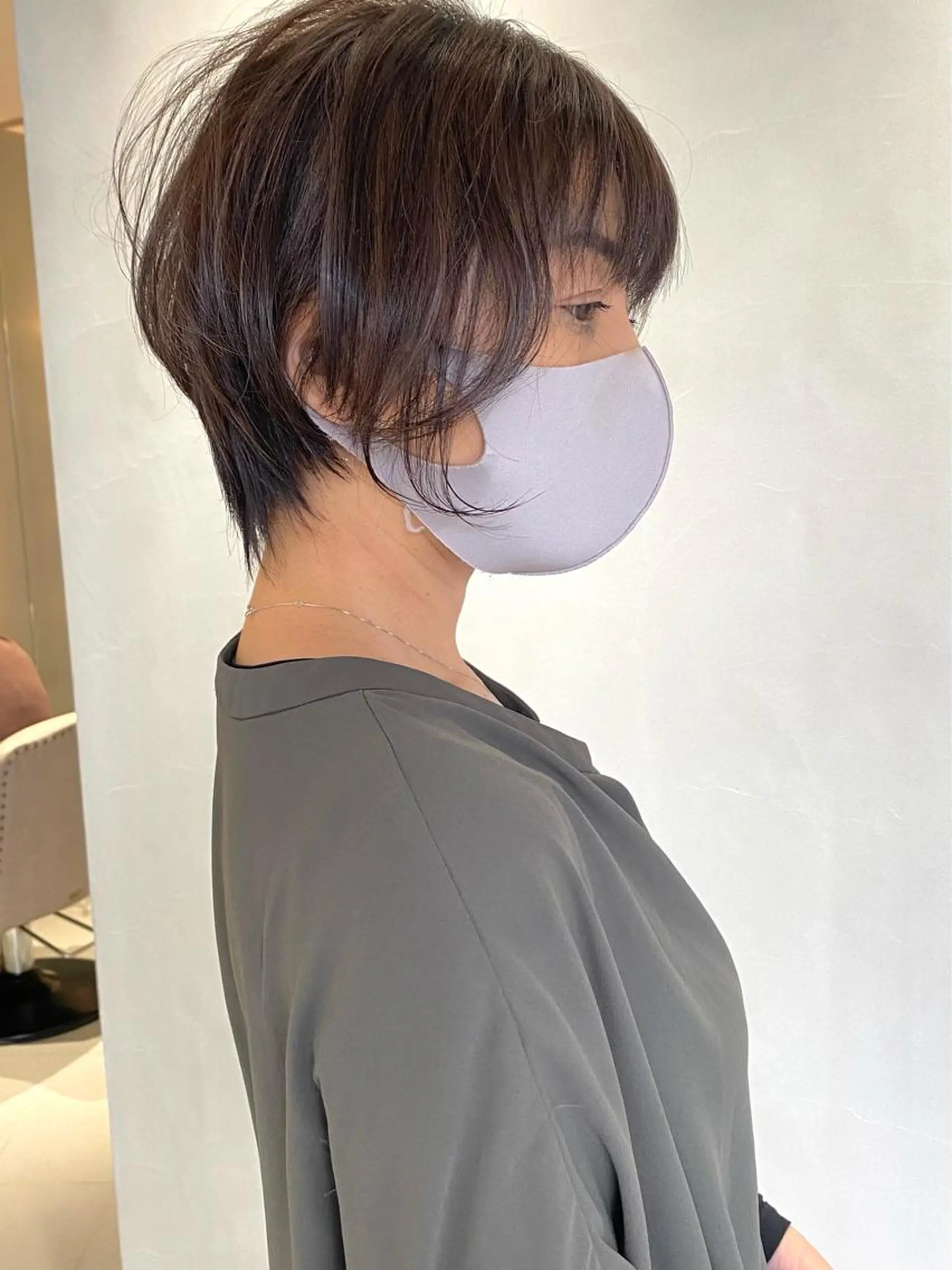 ショート カラー ブリーチ ハイライトカラー ハイライト ショートヘア カット ヘアカラー トリートメント 谷合 貴志のヘアスタイル