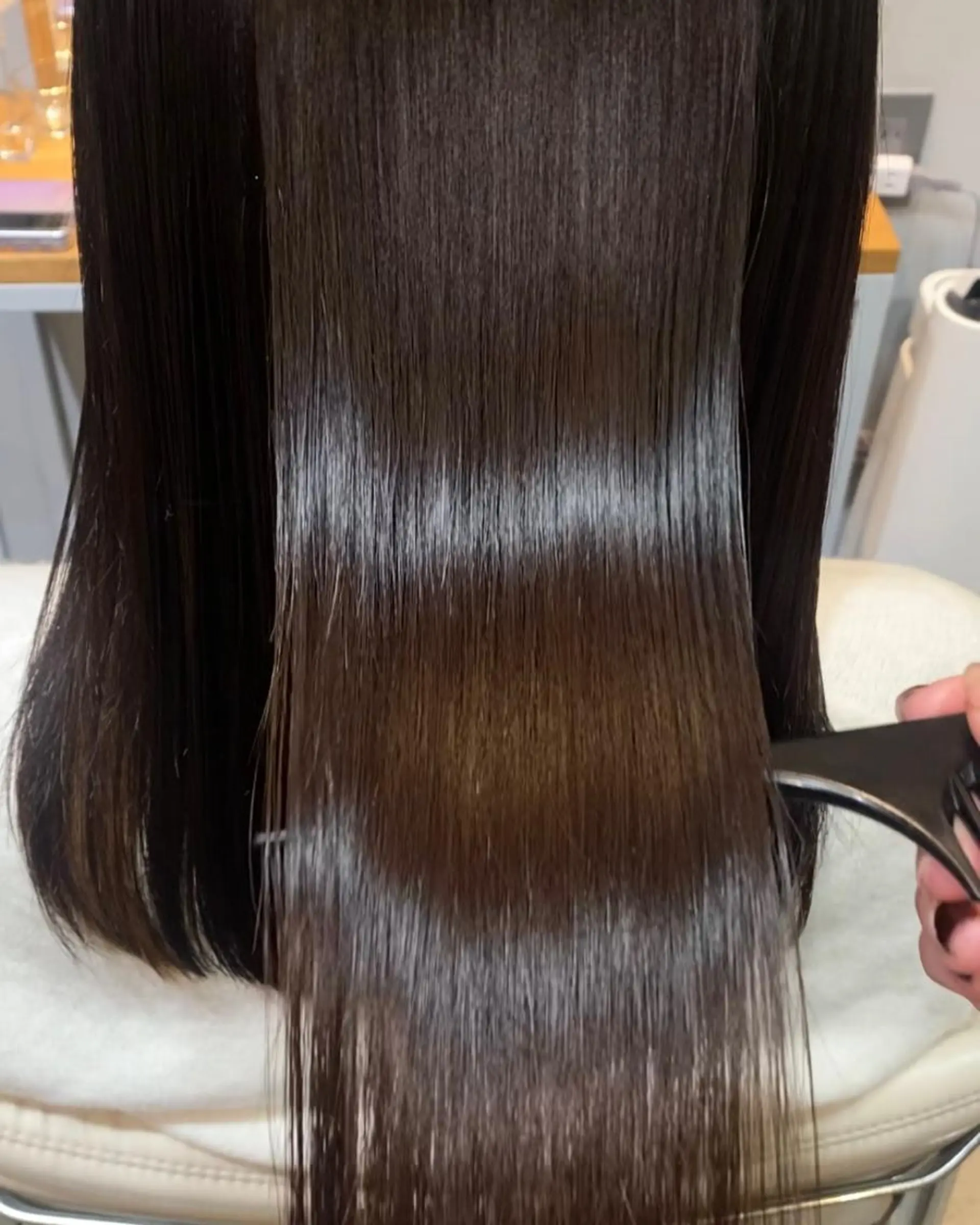 ロング トリートメント ヘアカラー トリートメント shiga mariaのヘアスタイル