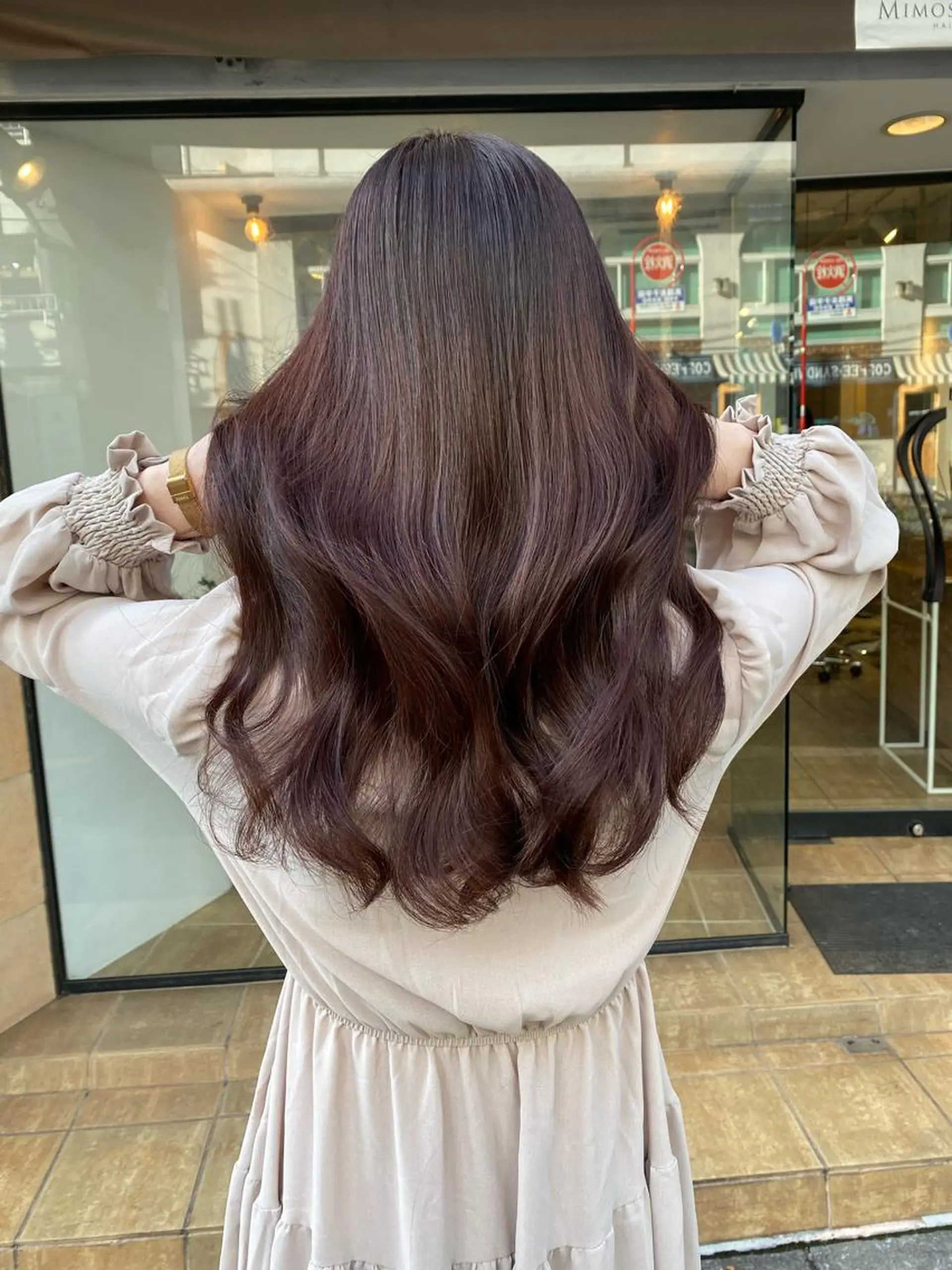 ロング カラー 韓国ヘア♡レイヤー AYAのヘアスタイル