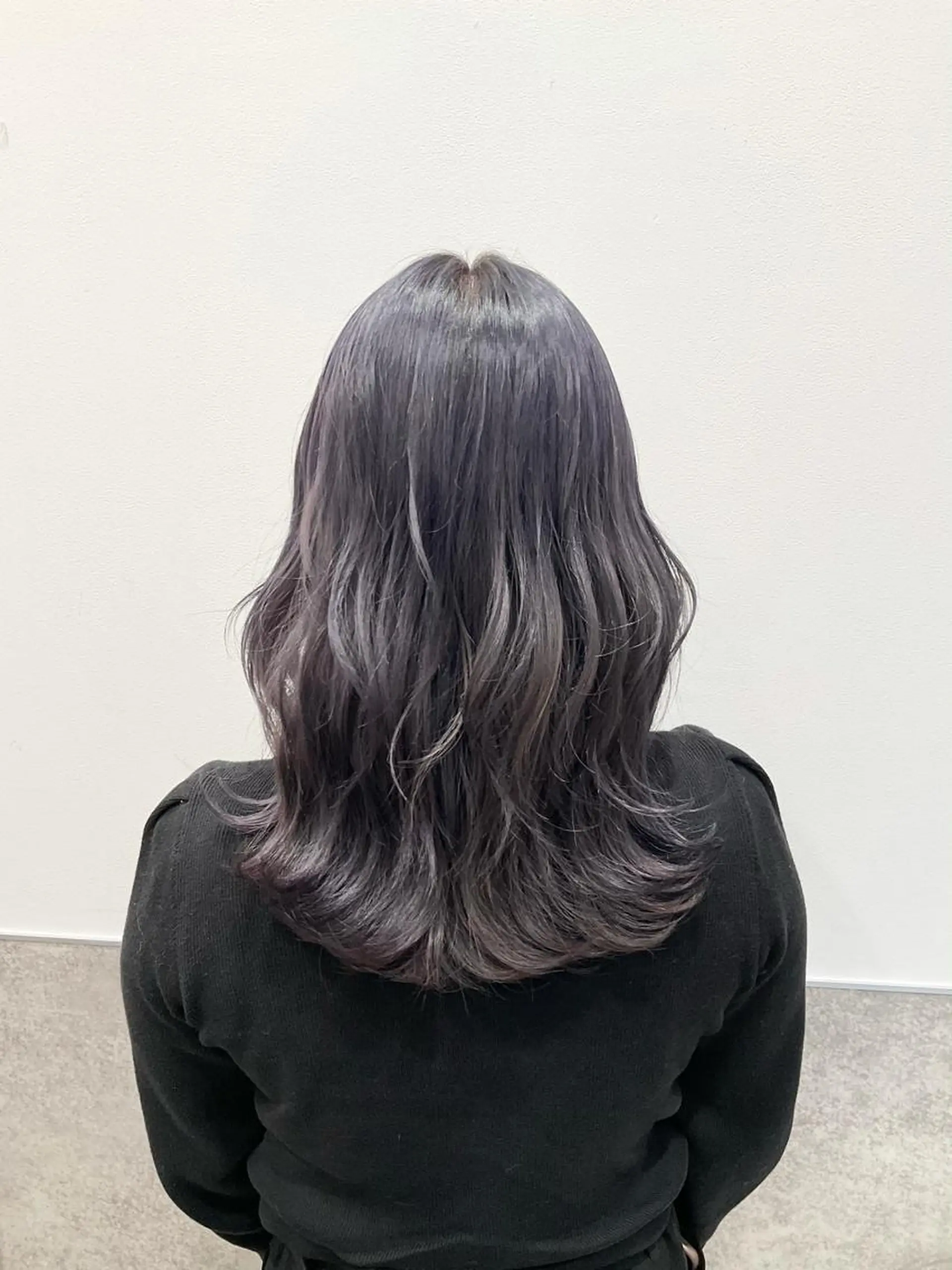 セミロング カラー グレージュ ヘアカラー トリートメント ヘッドスパ ヘアセット go today shaire salon 本店所属・yoshi ☆のヘアスタイル