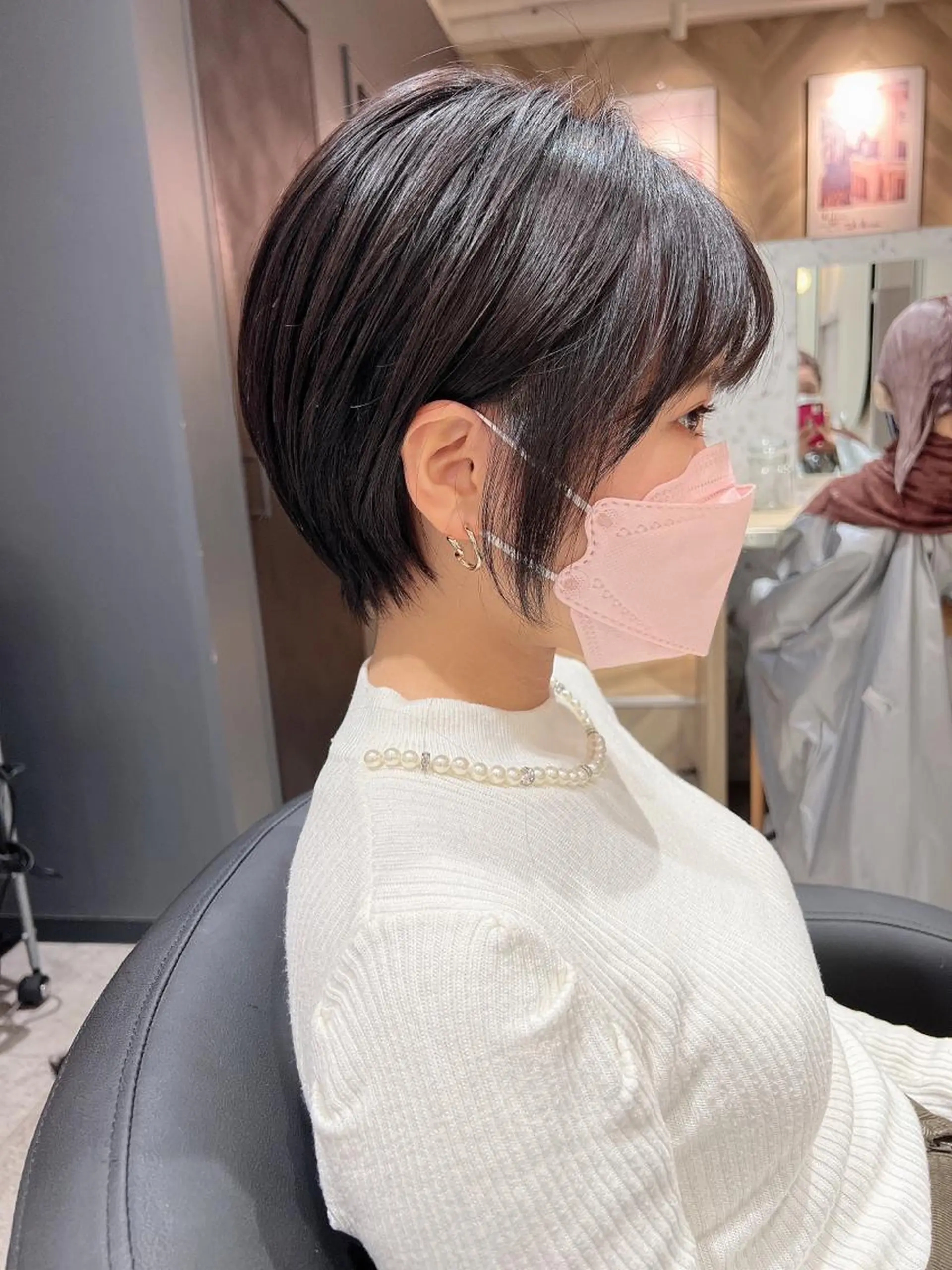 ショート カラー LA KING GINZA TOKYO所属・🧡ショートの達人 🧡SHOのヘアスタイル