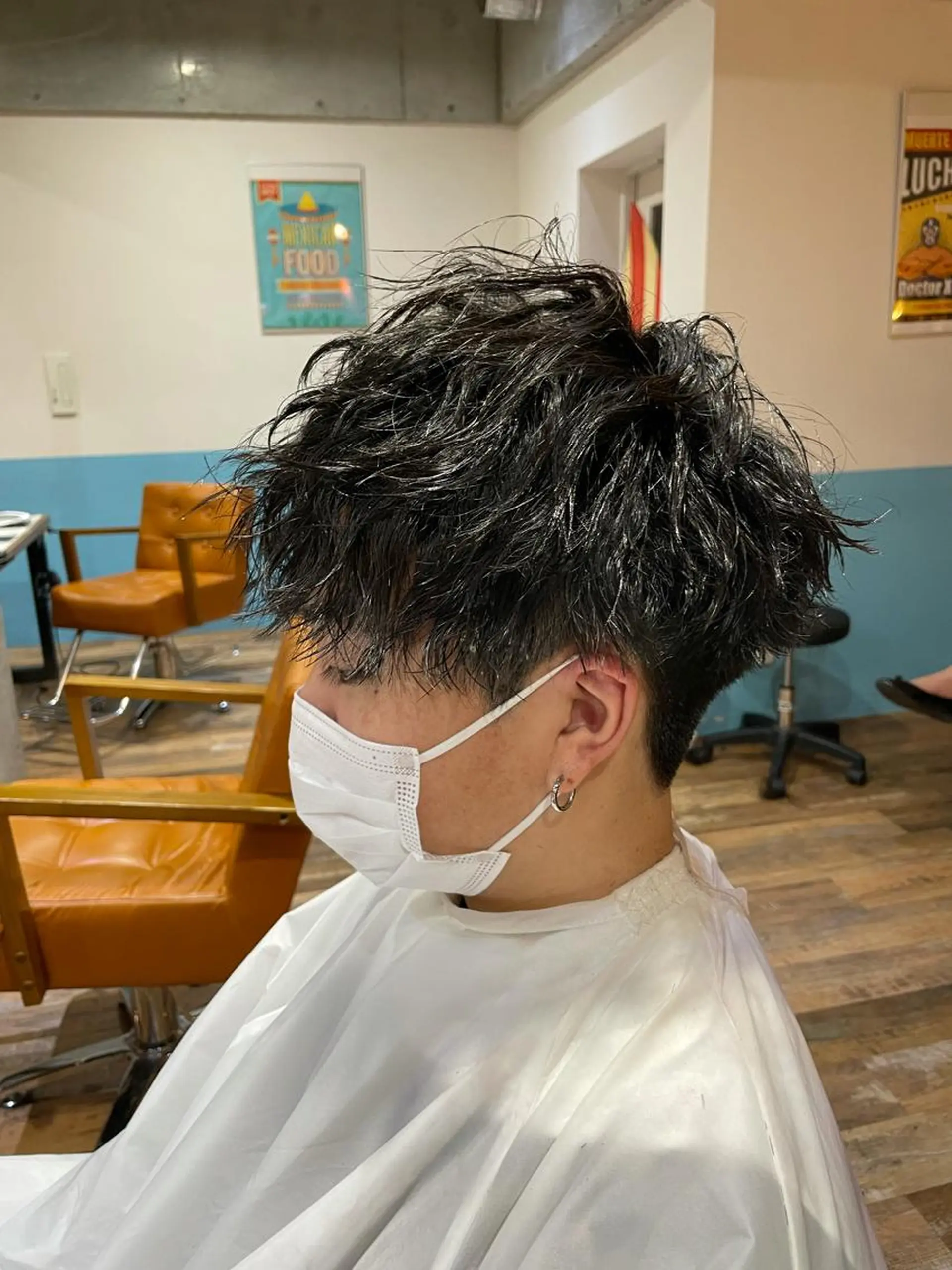 ショート パーマ メンズ カット パーマ トリートメント 🔥メンズ特化パーマ 🦖増田弘明🦖のヘアスタイル